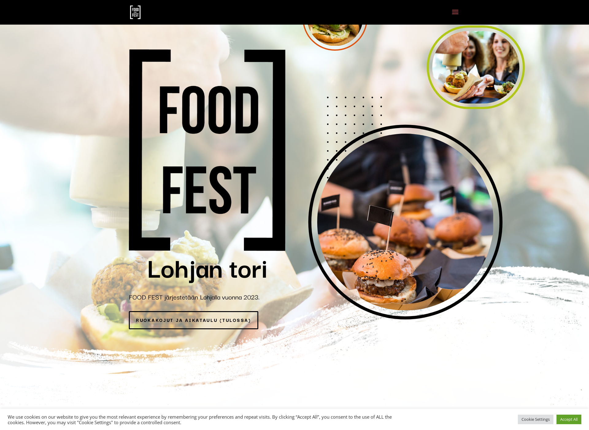 Skärmdump för foodfestit.fi