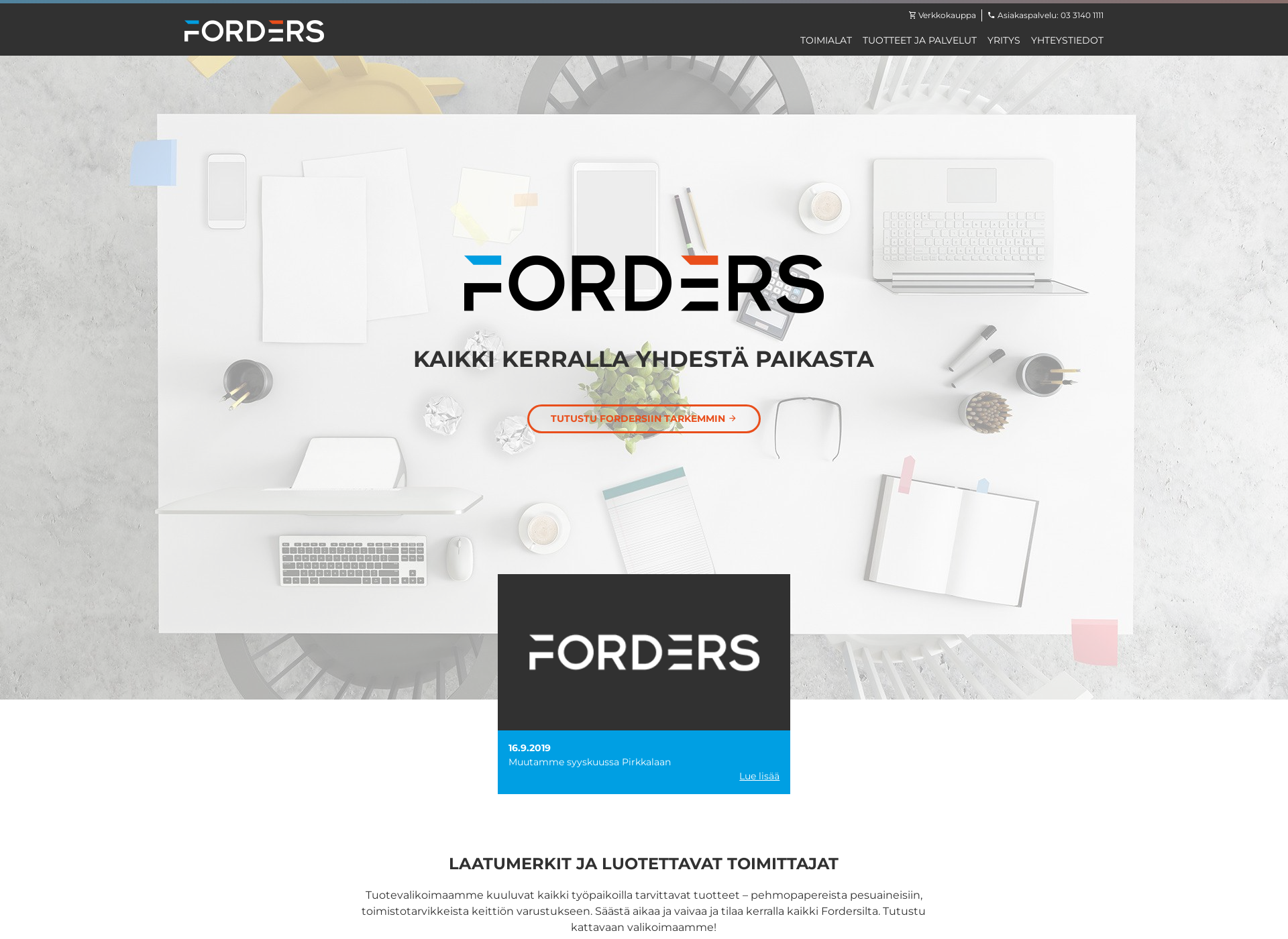 Screenshot for forders.fi