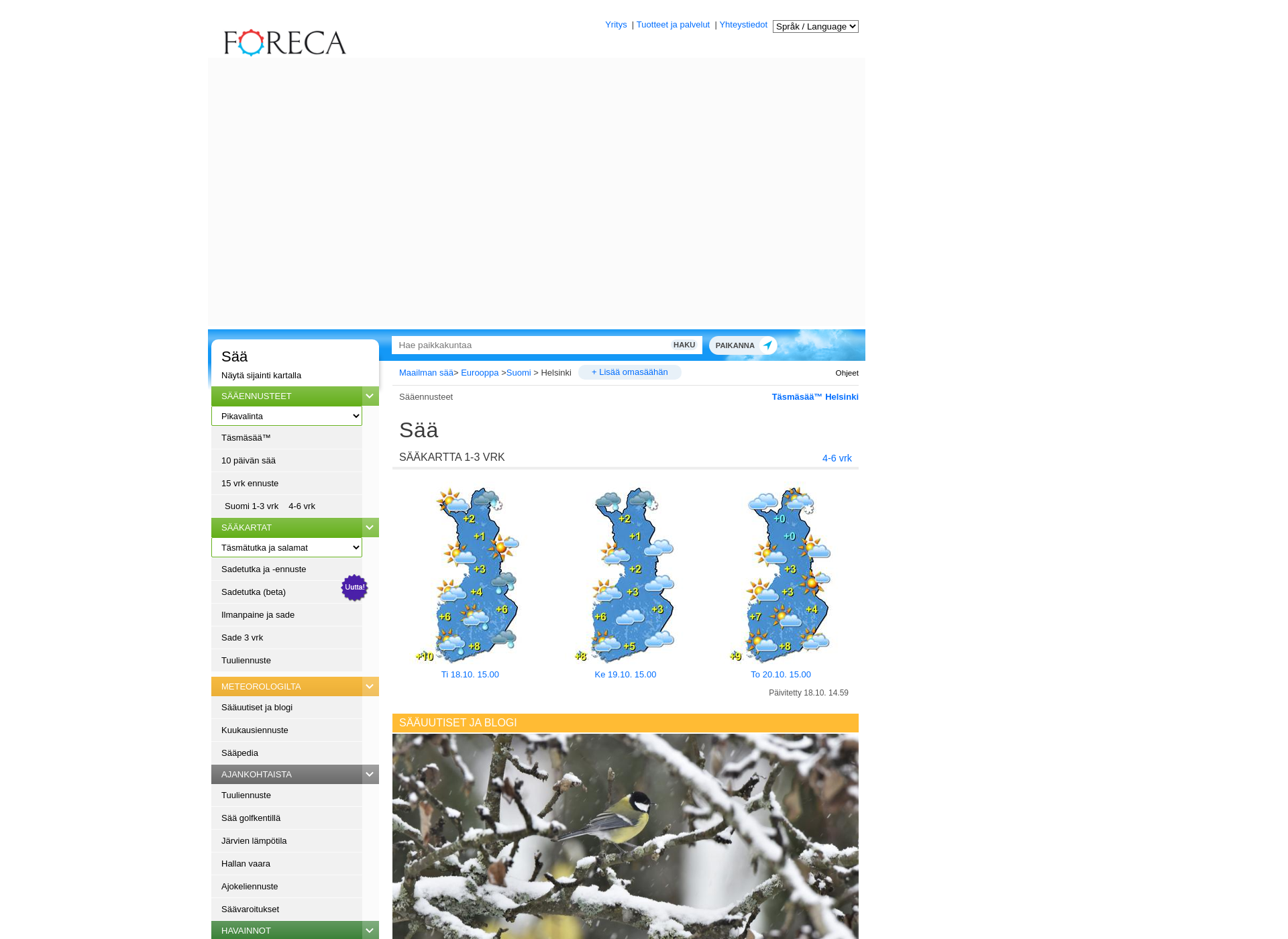 Screenshot for forega.fi
