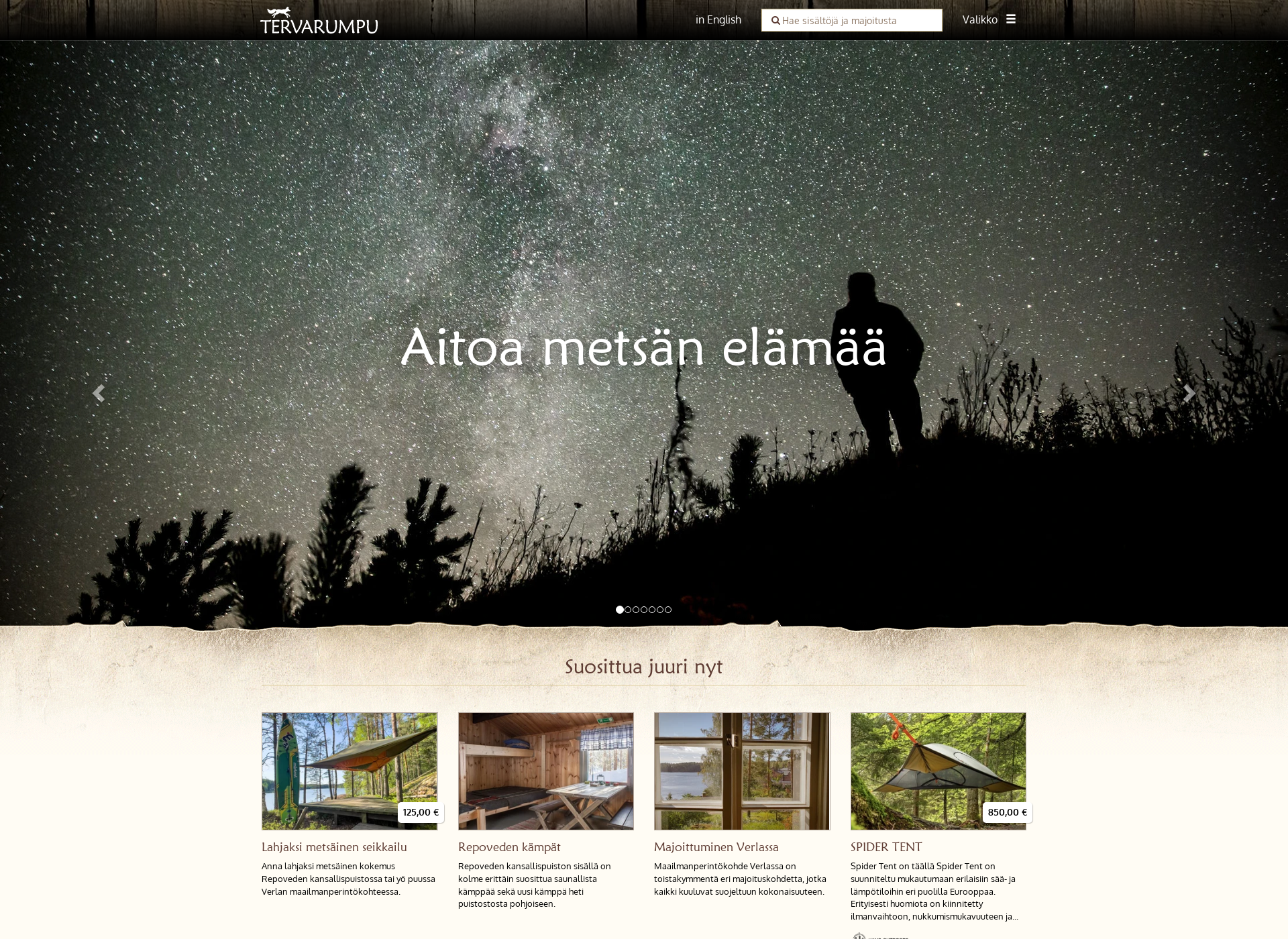 Screenshot for forestescape.fi