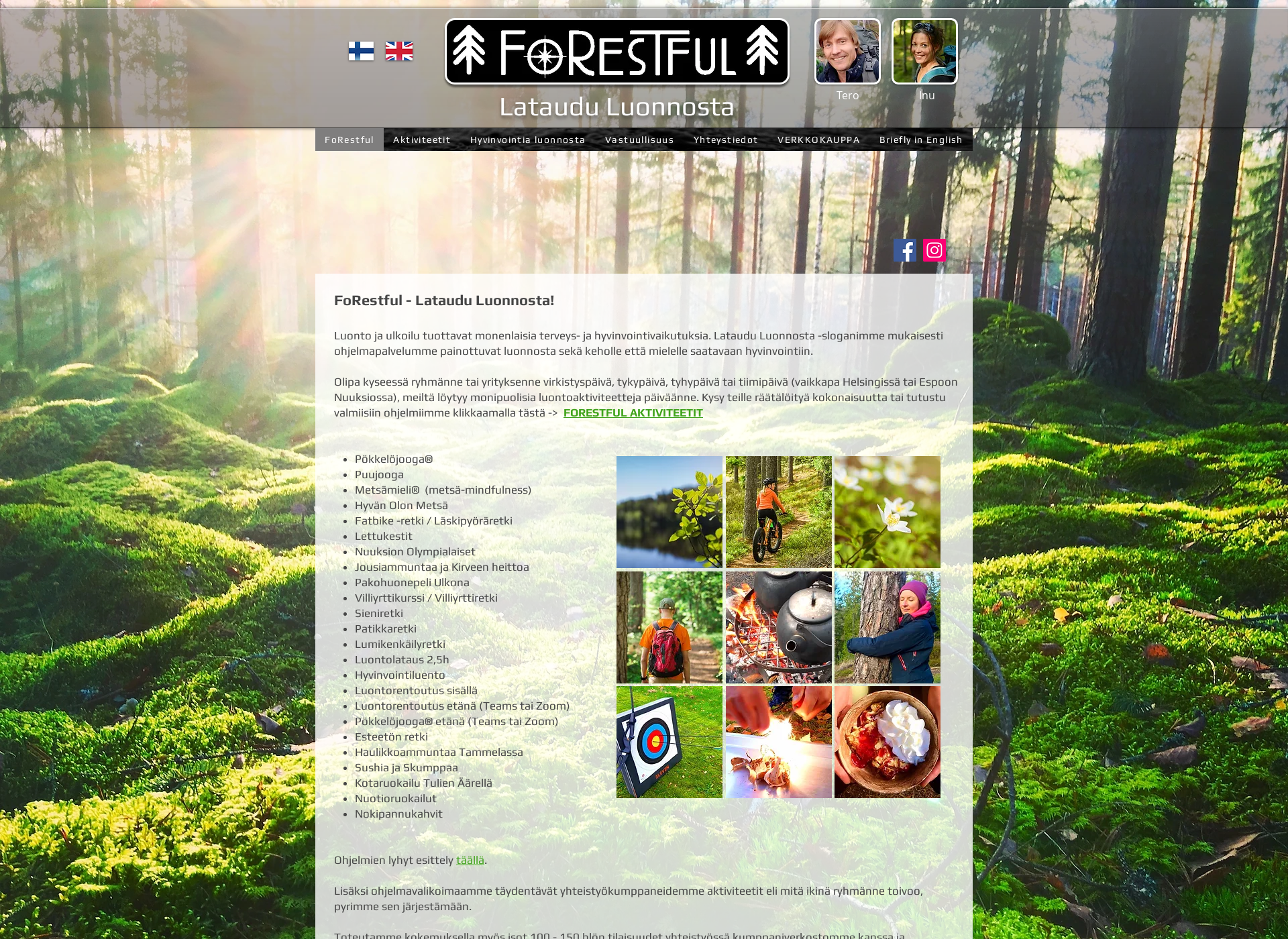 Screenshot for forestful.fi