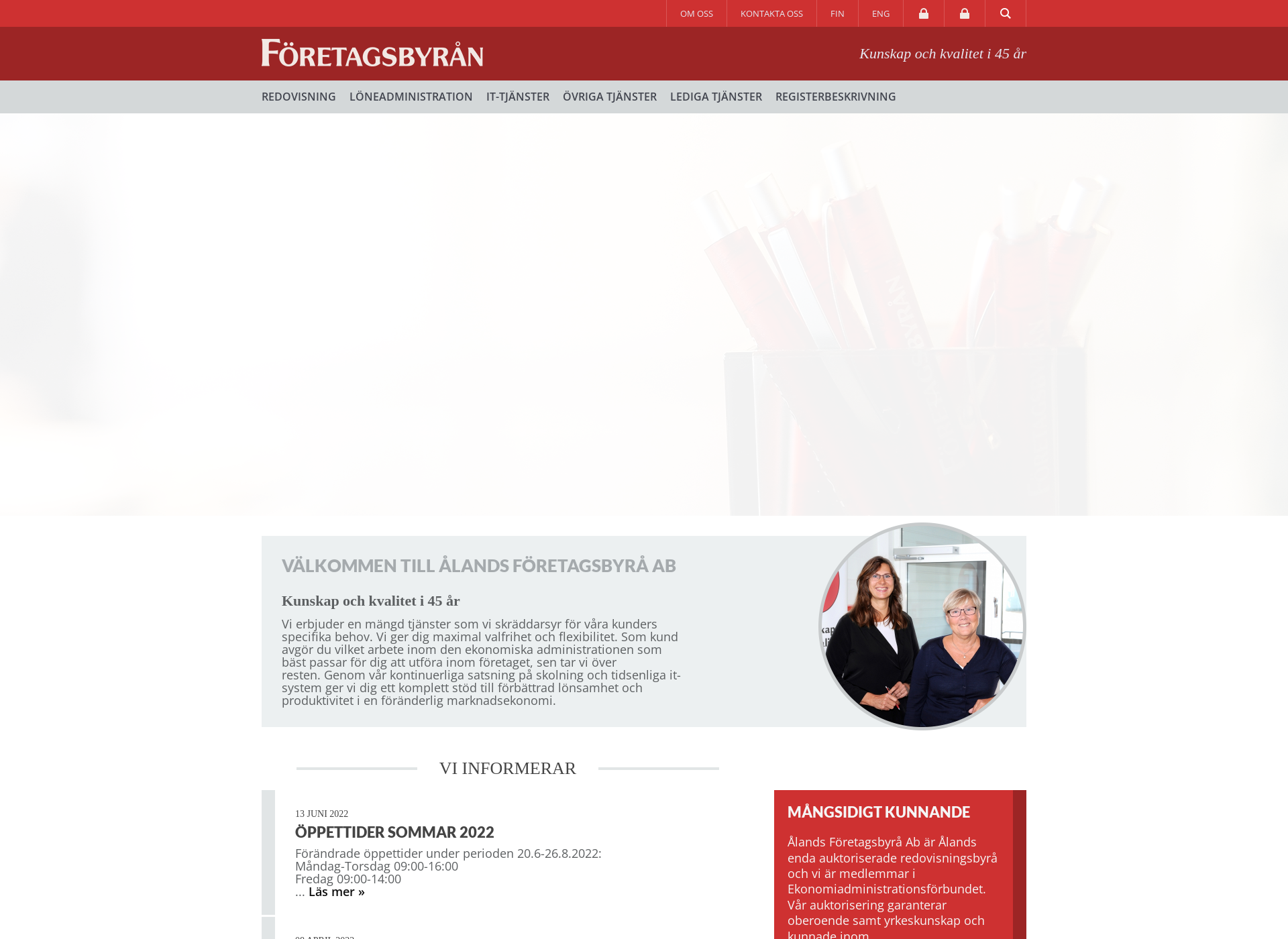 Screenshot for foretagsbyran.fi