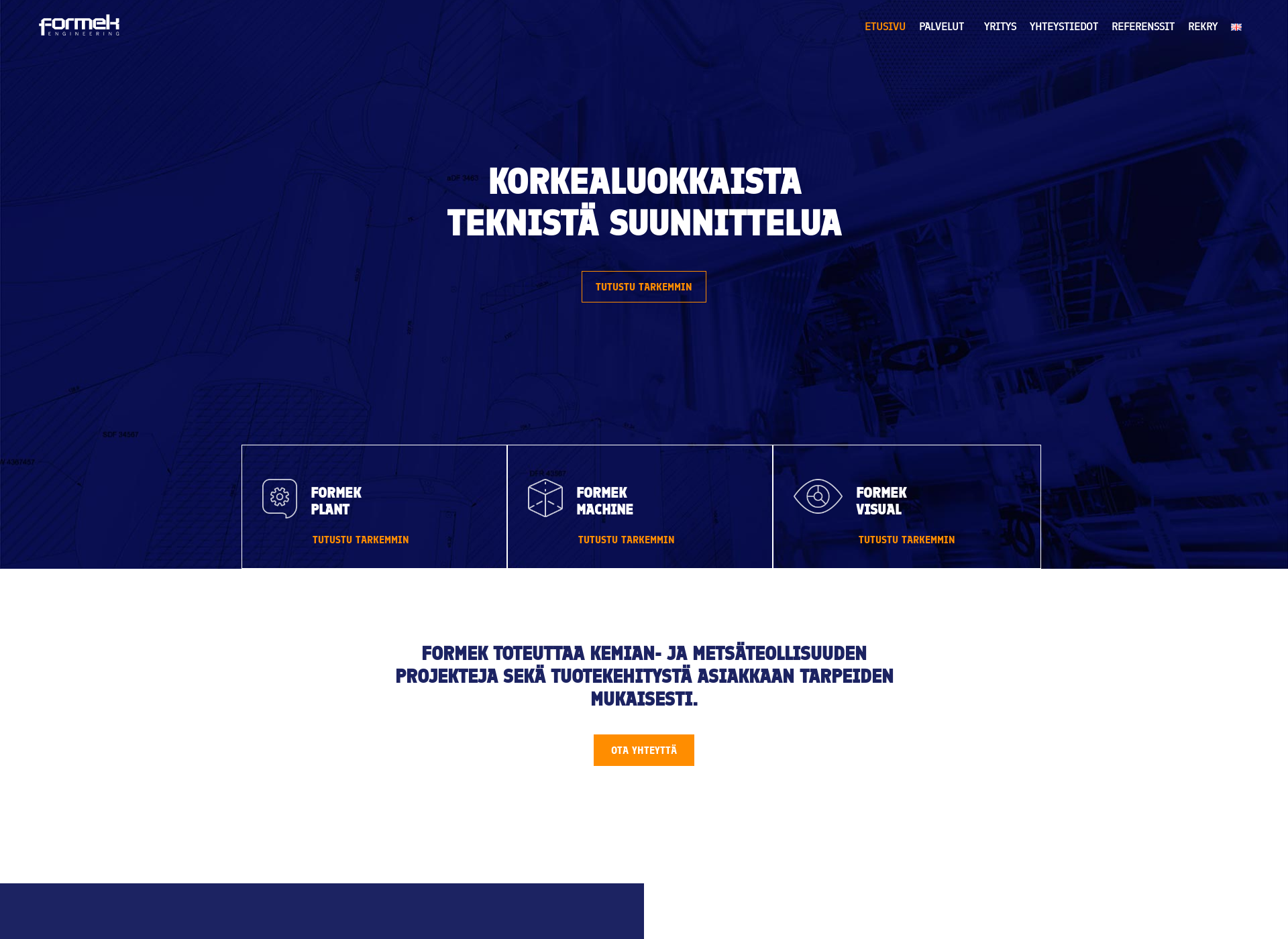 Screenshot for formek.fi