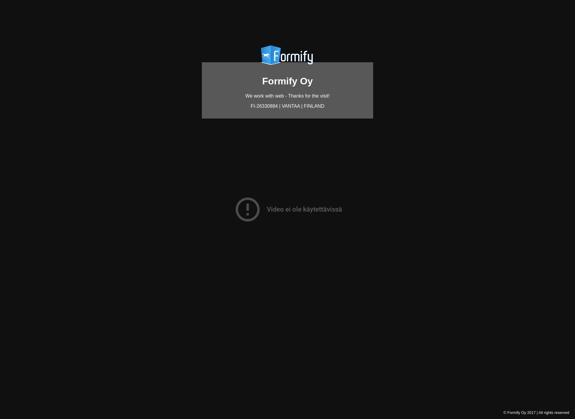 Screenshot for formify.fi