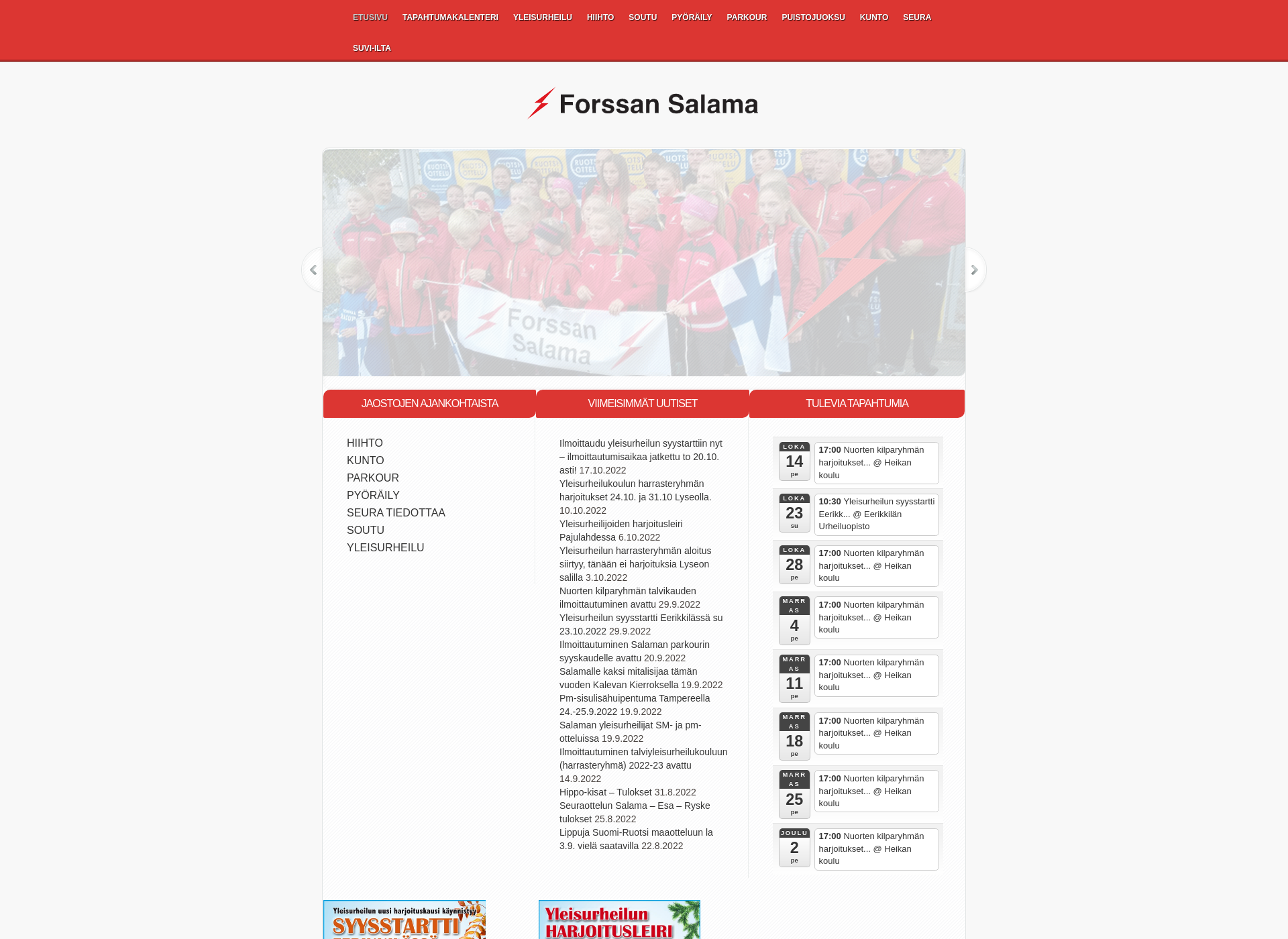 Screenshot for forssansalama.fi