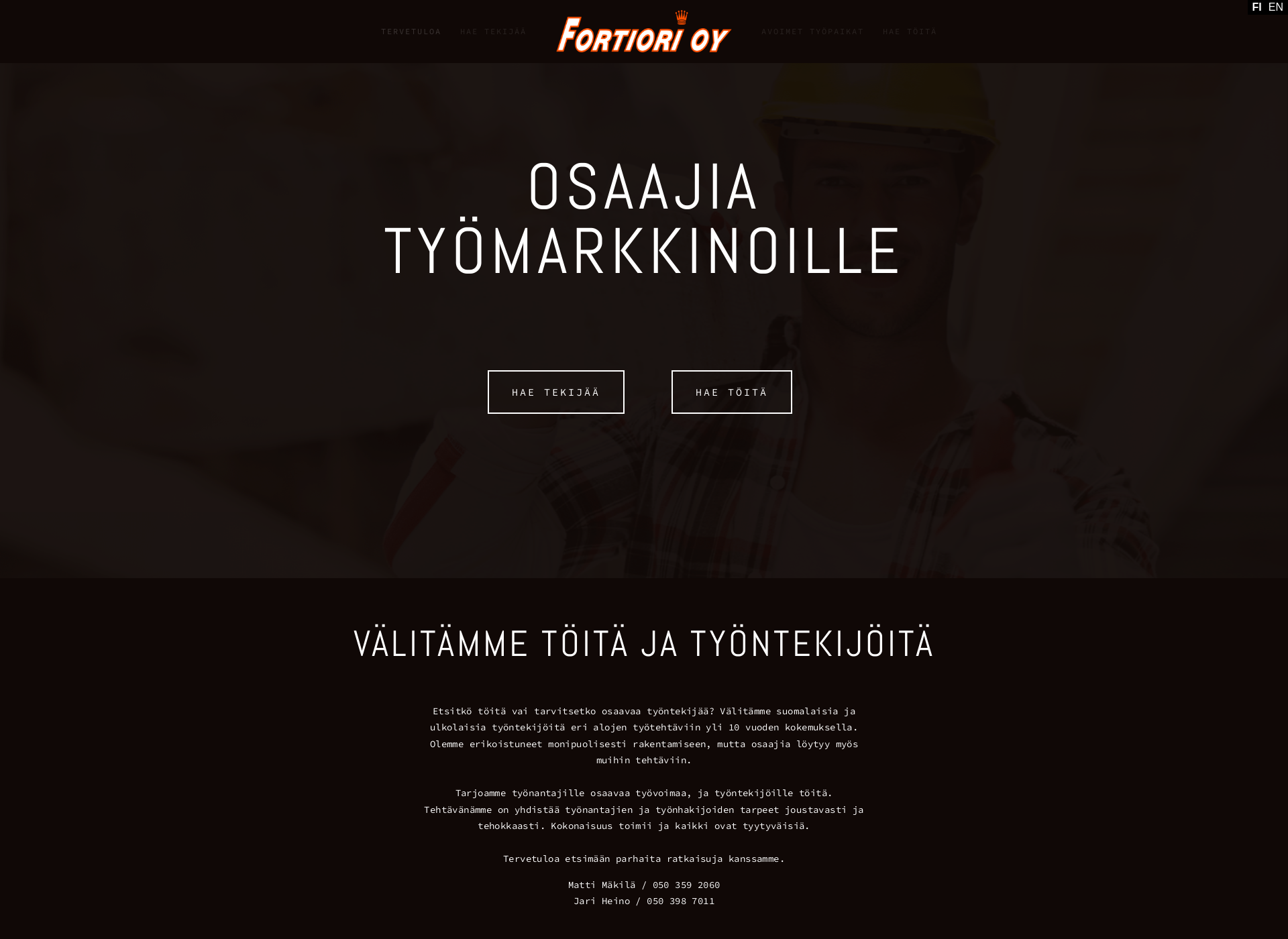 Screenshot for fortiori.fi