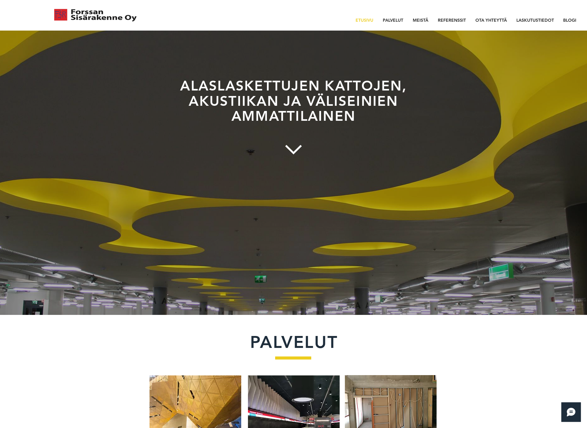 Skärmdump för fosira.fi