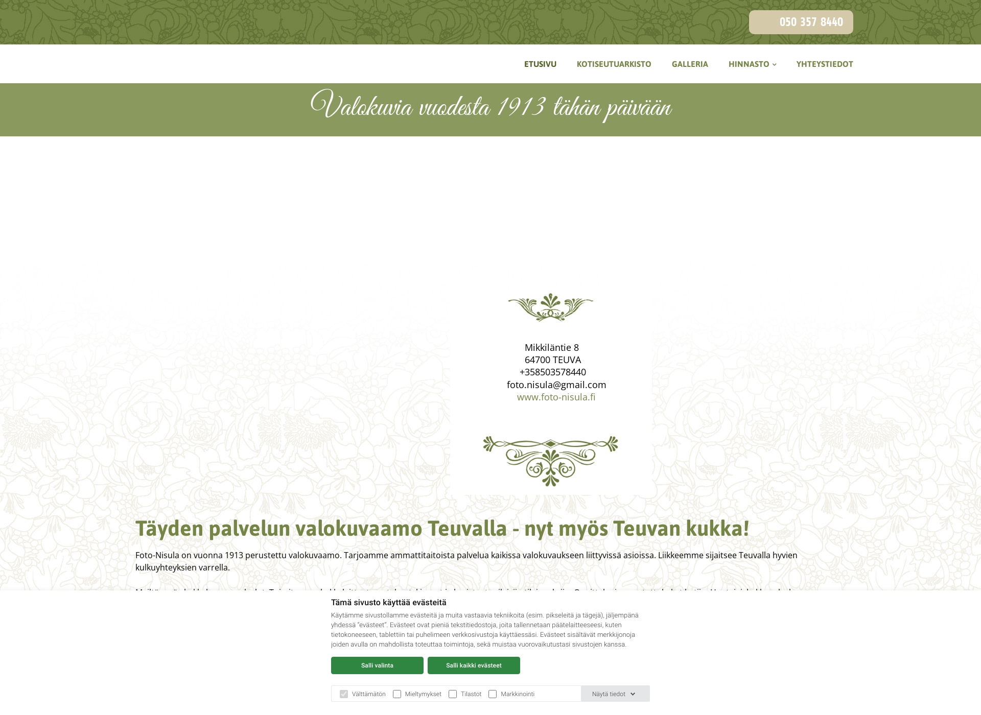 Screenshot for foto-nisula.fi