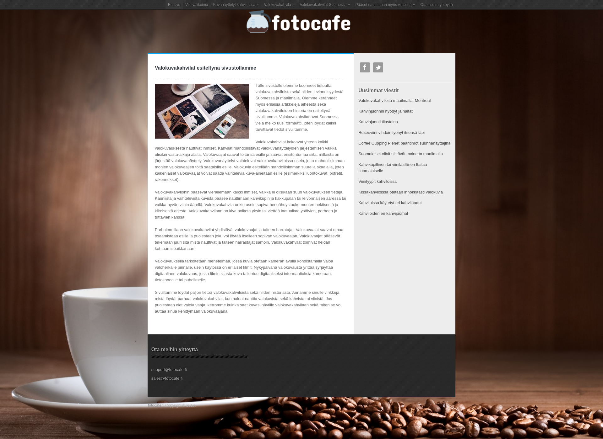 Screenshot for fotocafe.fi