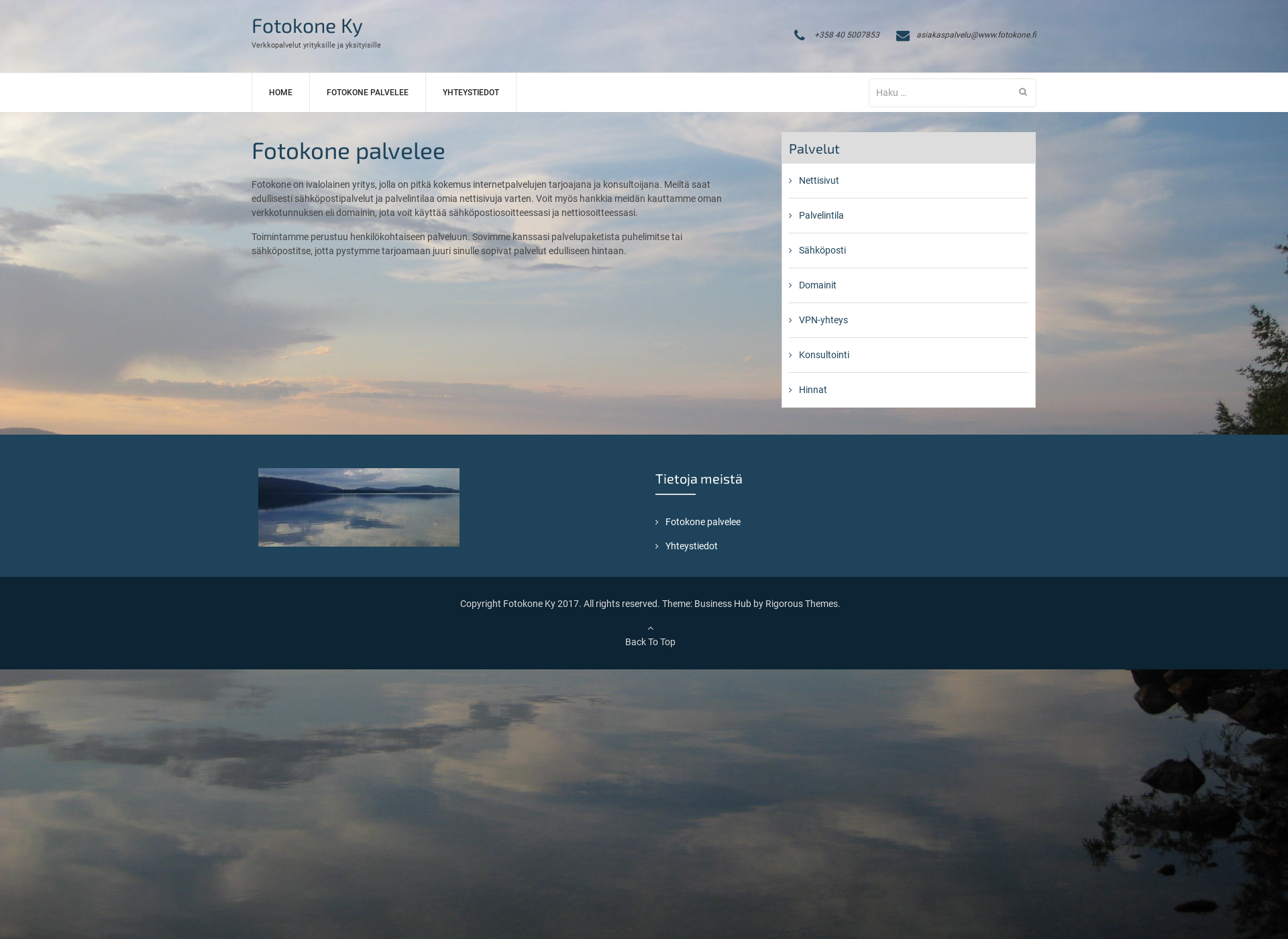 Screenshot for fotokone.fi