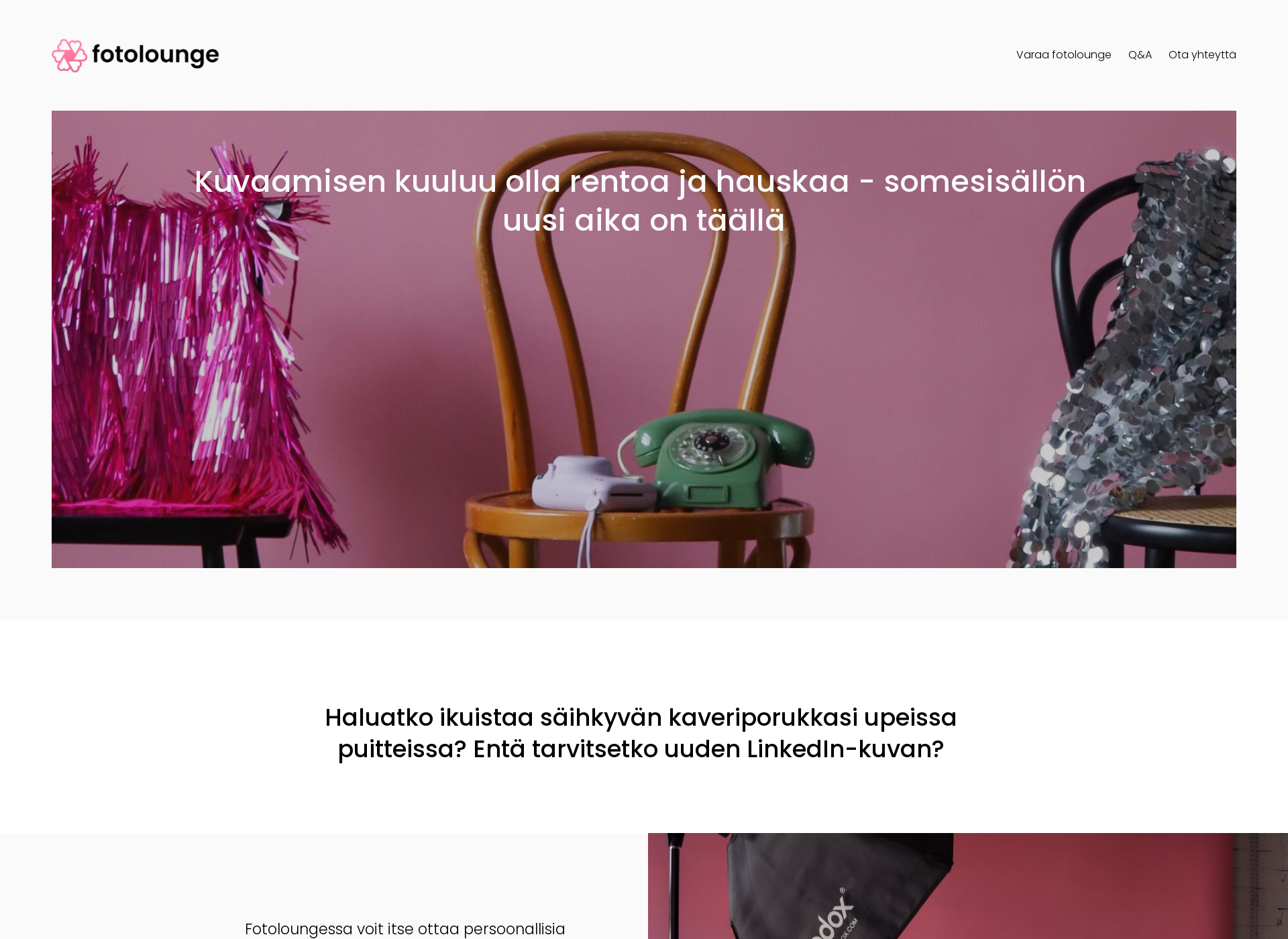 Screenshot for fotolounge.fi