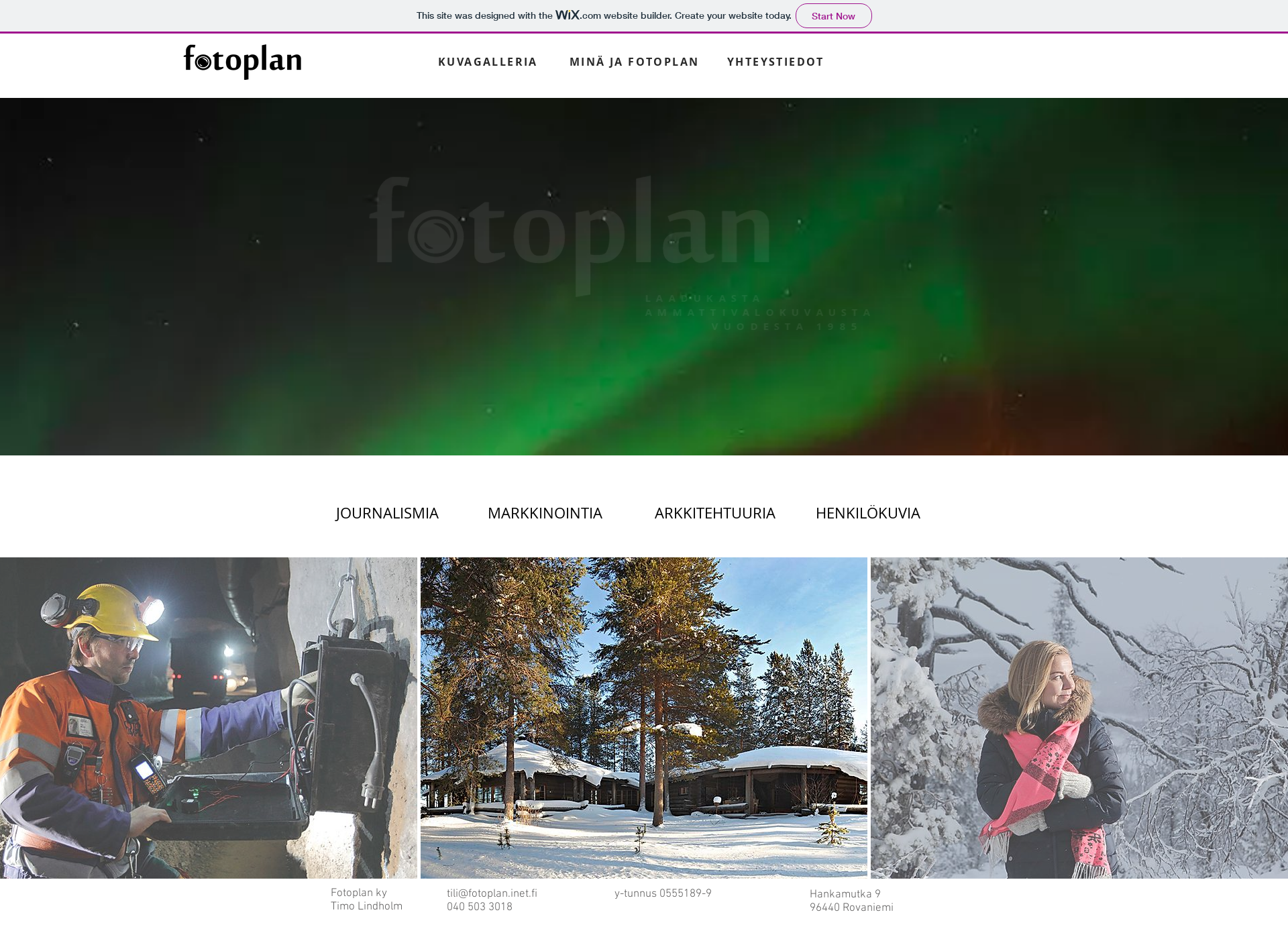 Skärmdump för fotoplan.fi