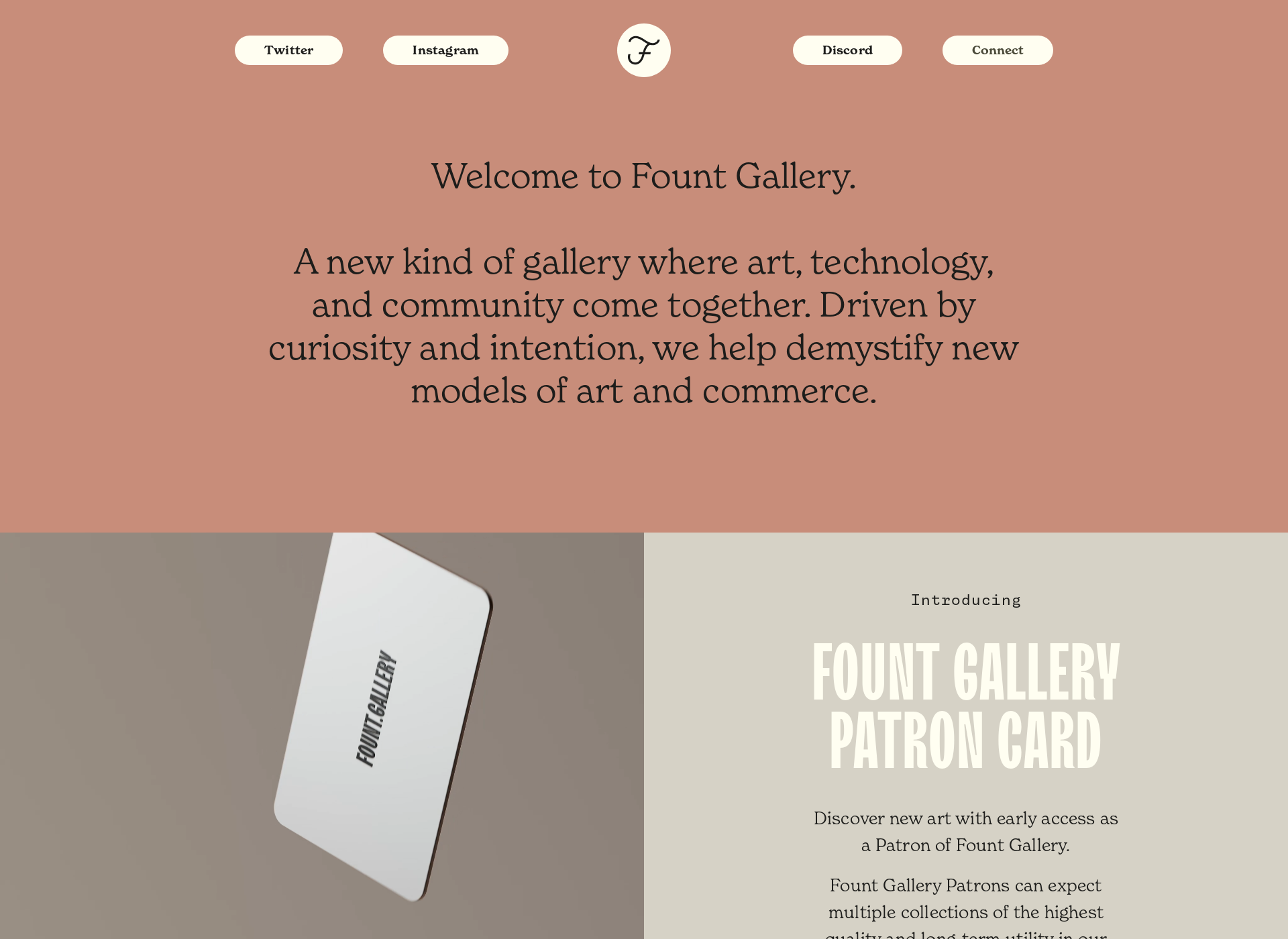 Screenshot for fount.gallery