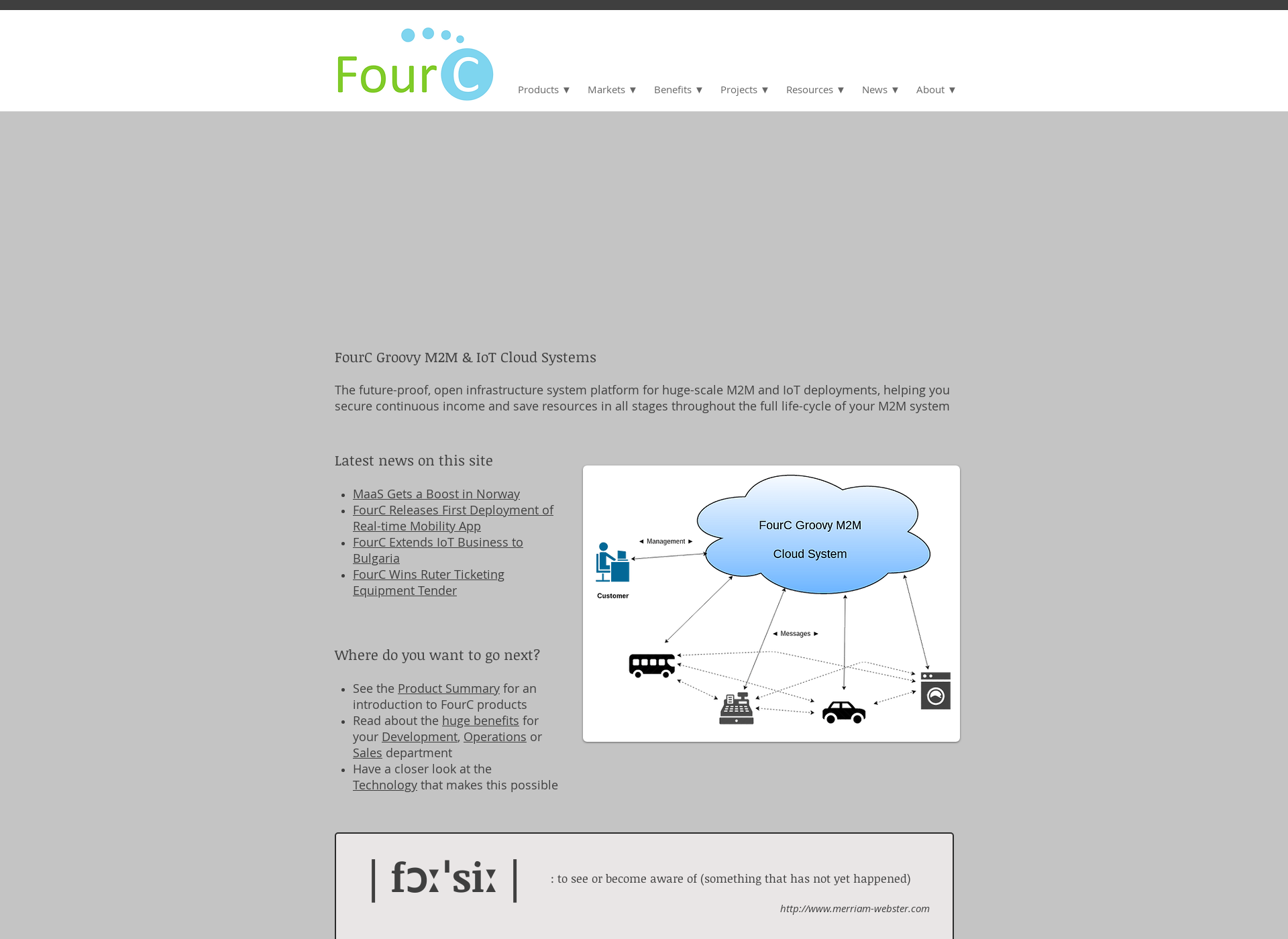 Skärmdump för fourc.fi