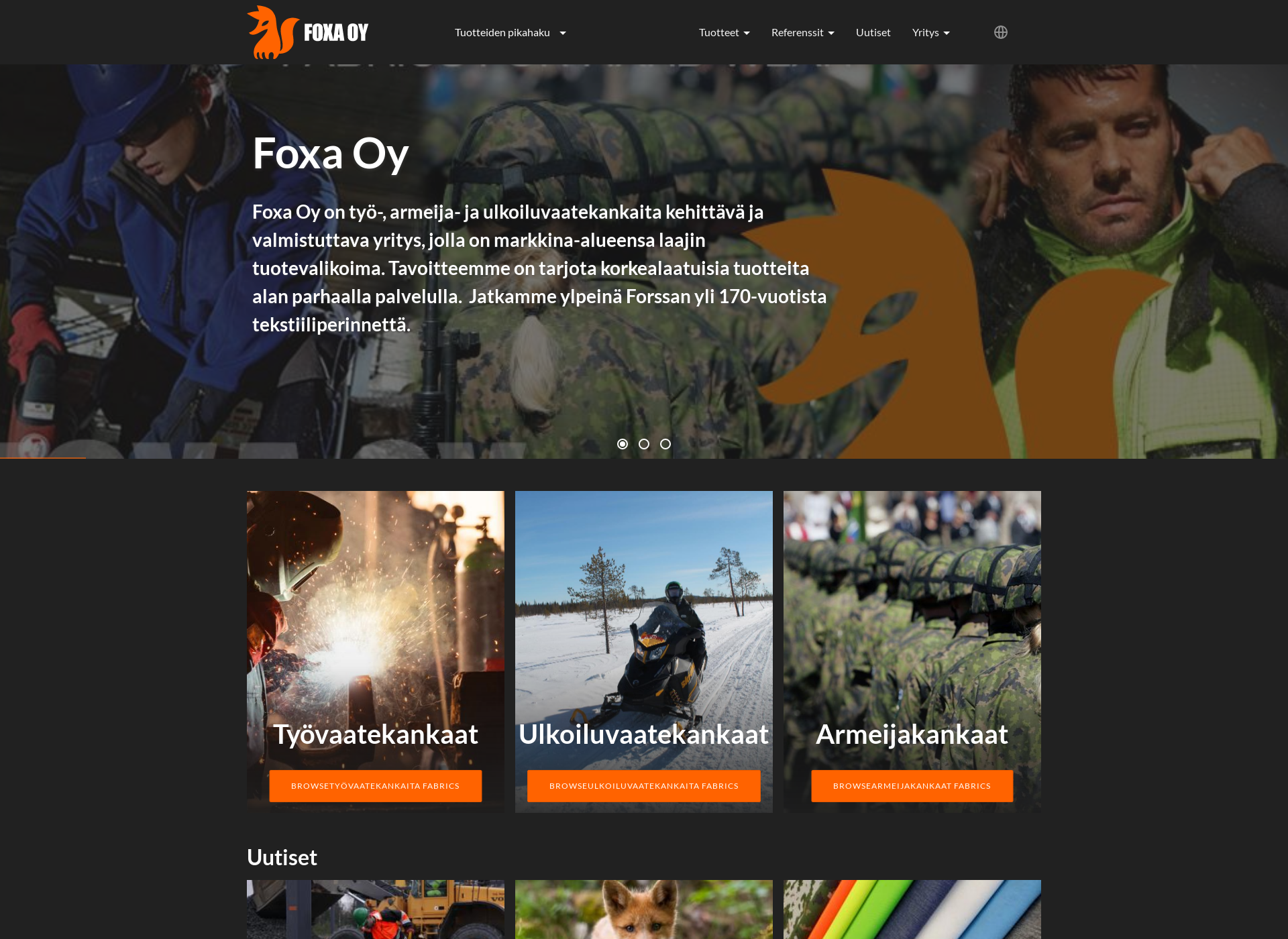 Screenshot for foxa.fi