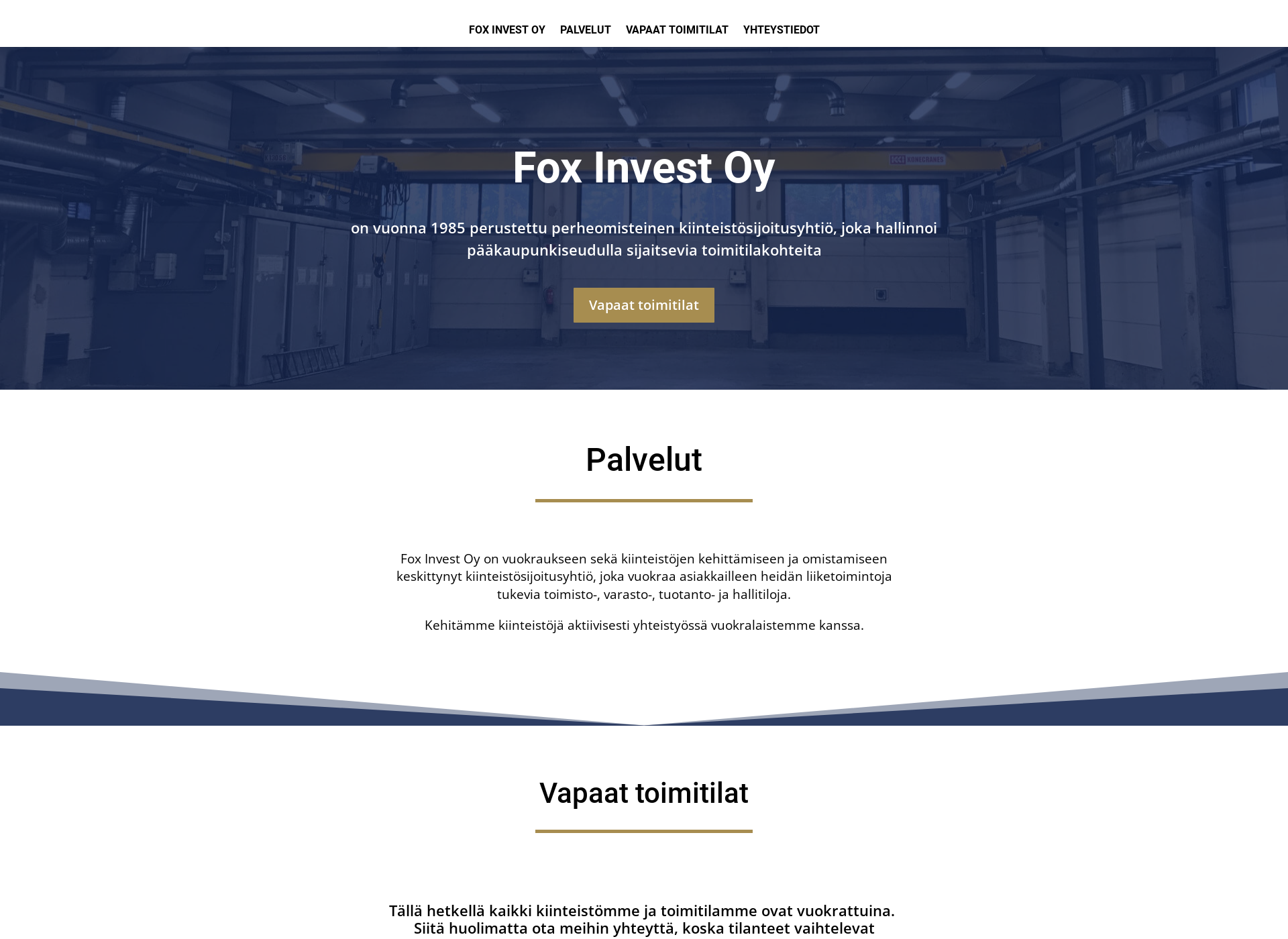 Screenshot for foxinvest.fi