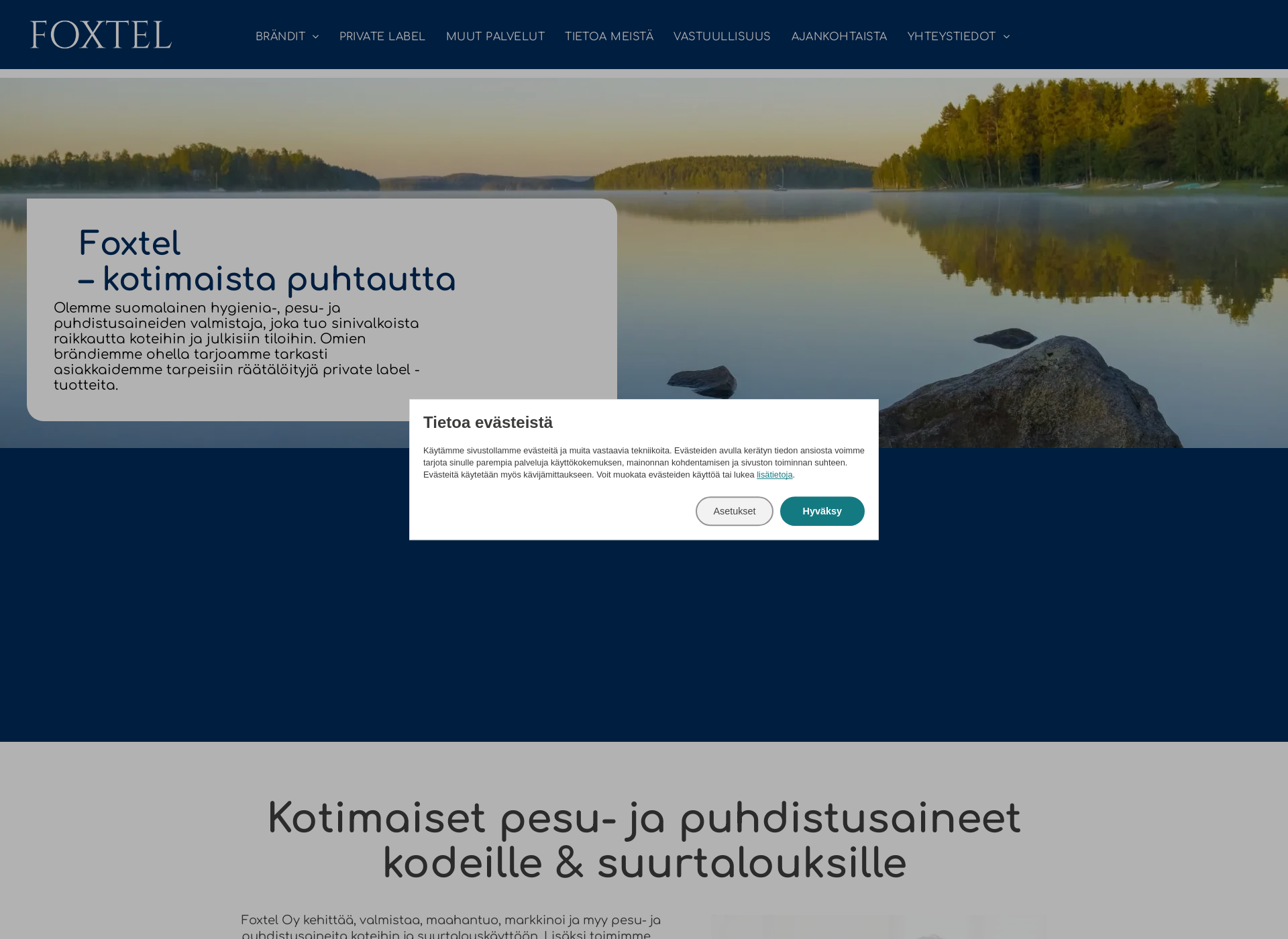 Screenshot for foxtel.fi