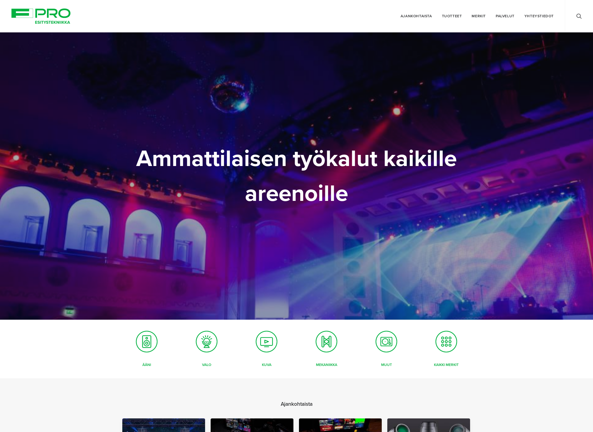 Skärmdump för fpro.fi