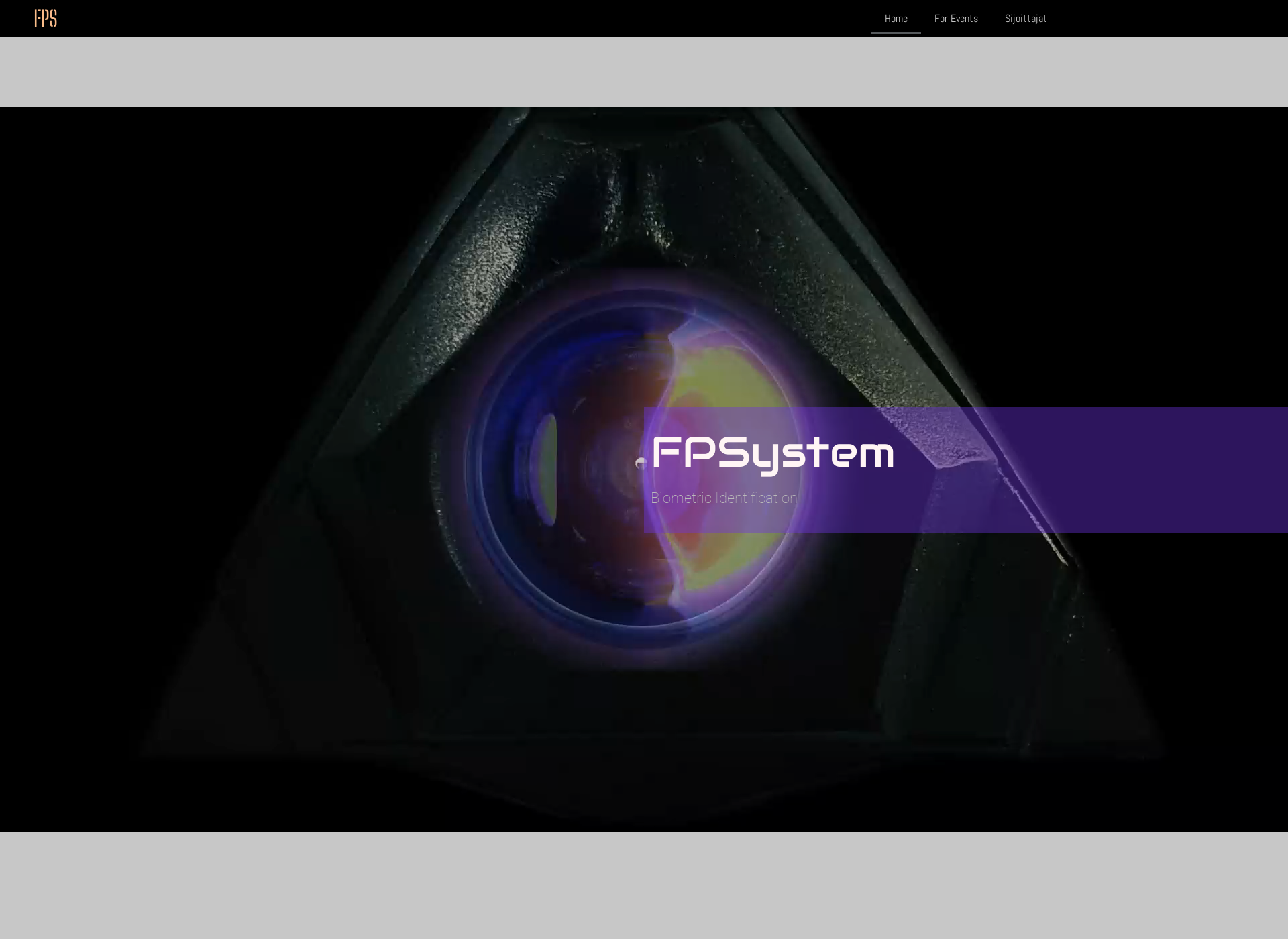 Skärmdump för fpsystem.fi