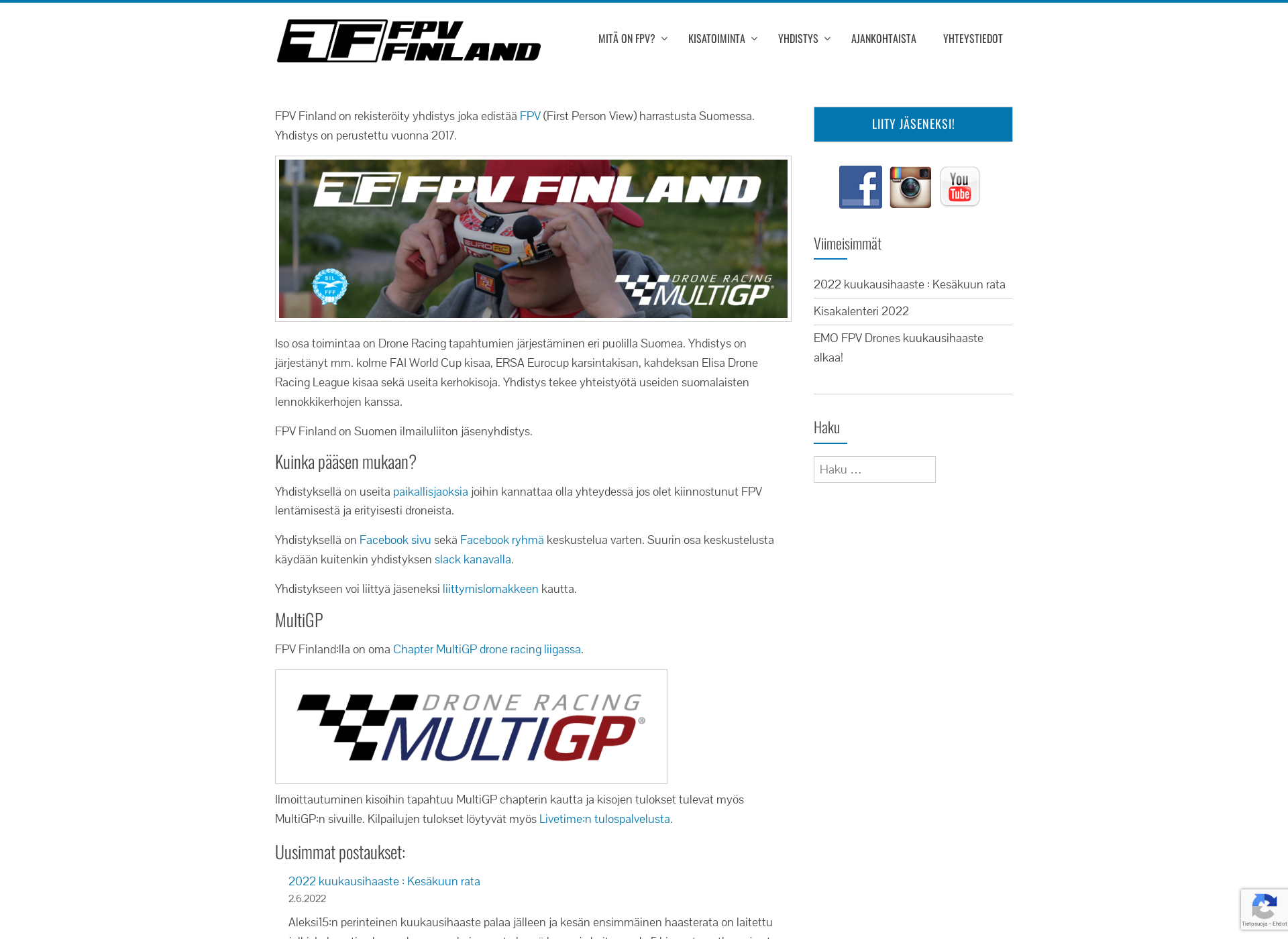 Screenshot for fpvfinland.fi