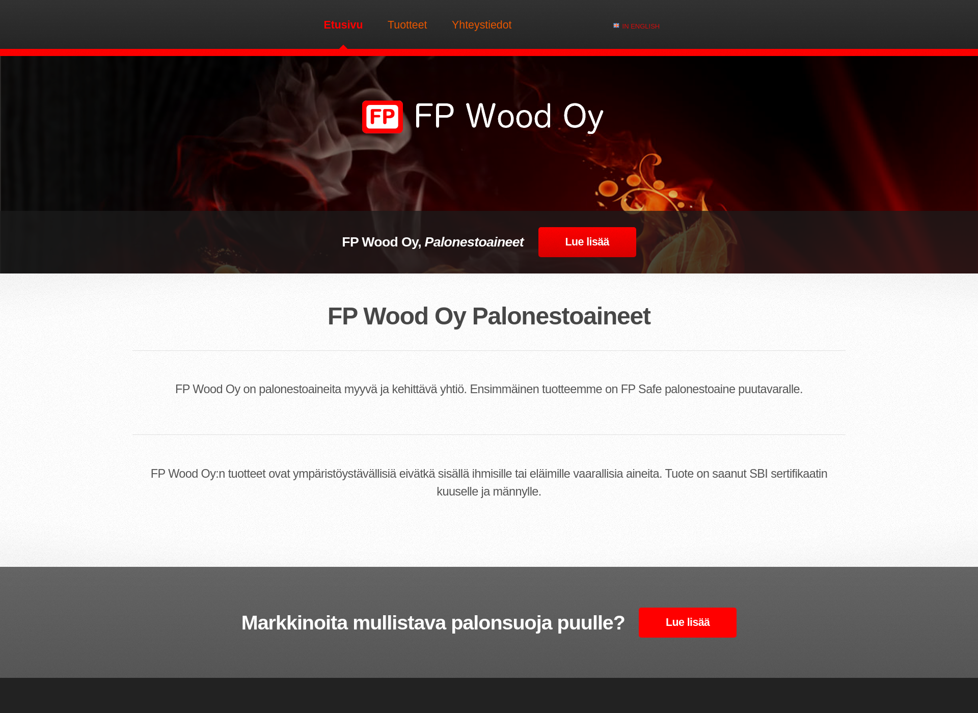 Screenshot for fpwood.fi
