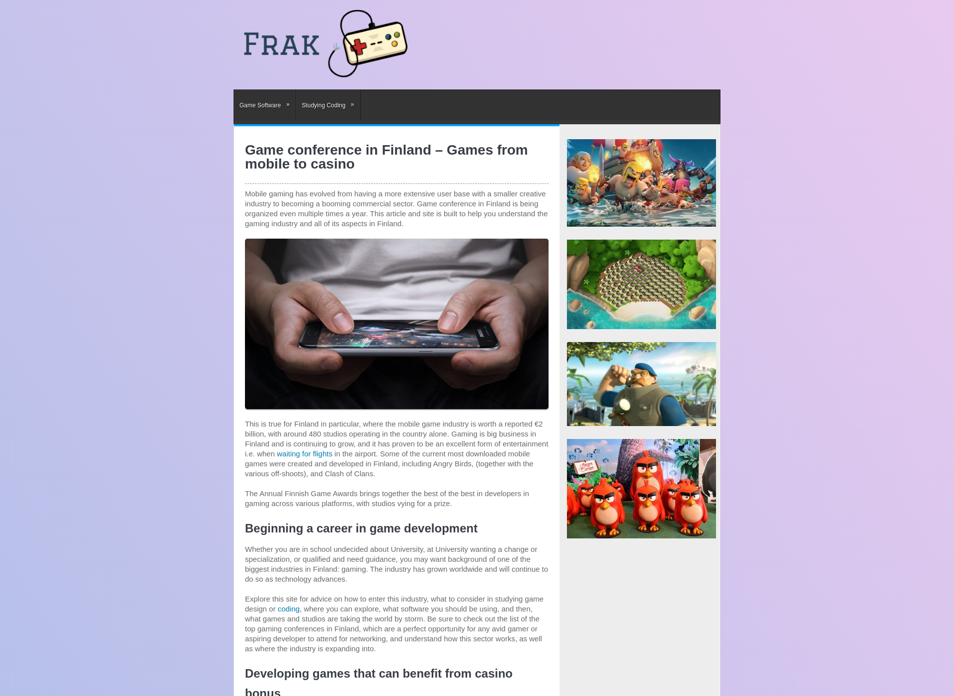 Screenshot for frak.fi