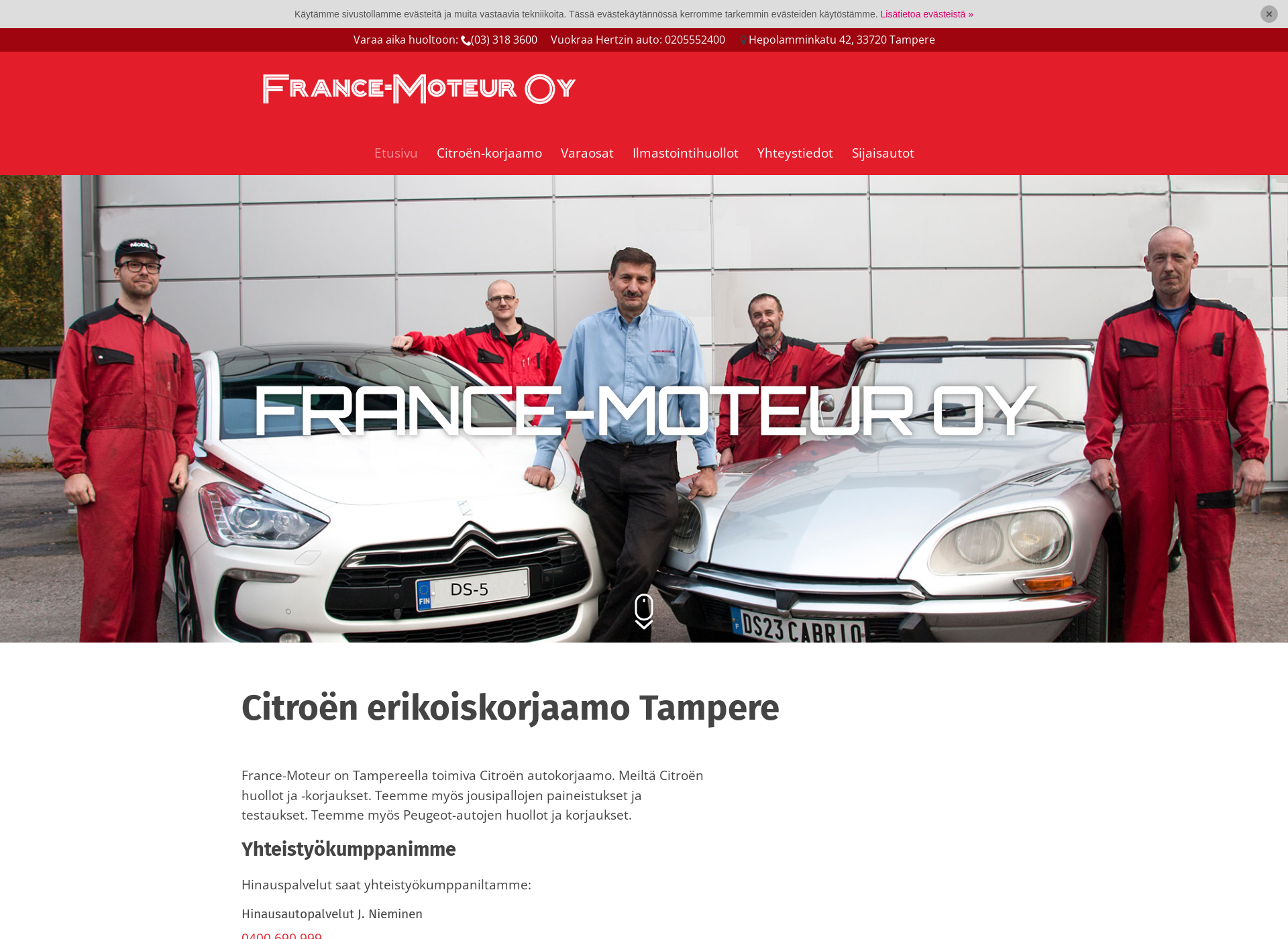 Screenshot for france-moteur.fi