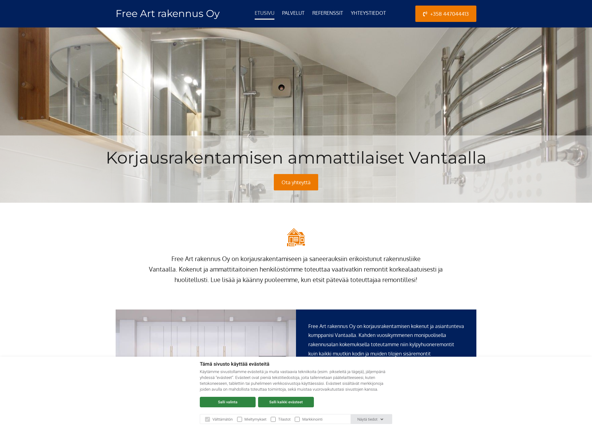 Screenshot for freeartrakennus.fi