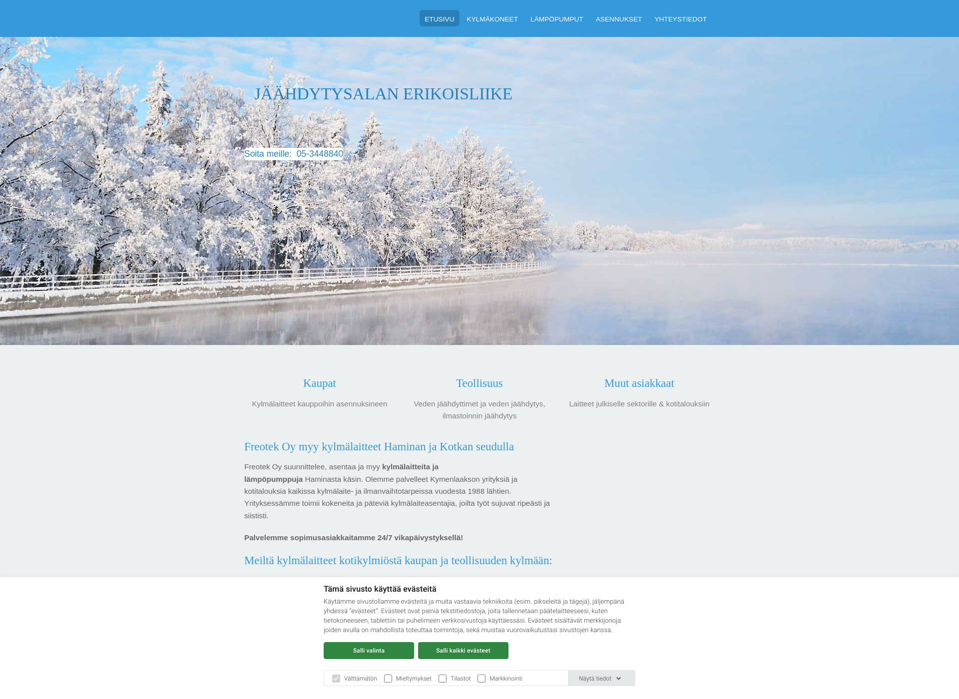 Screenshot for freotek.fi