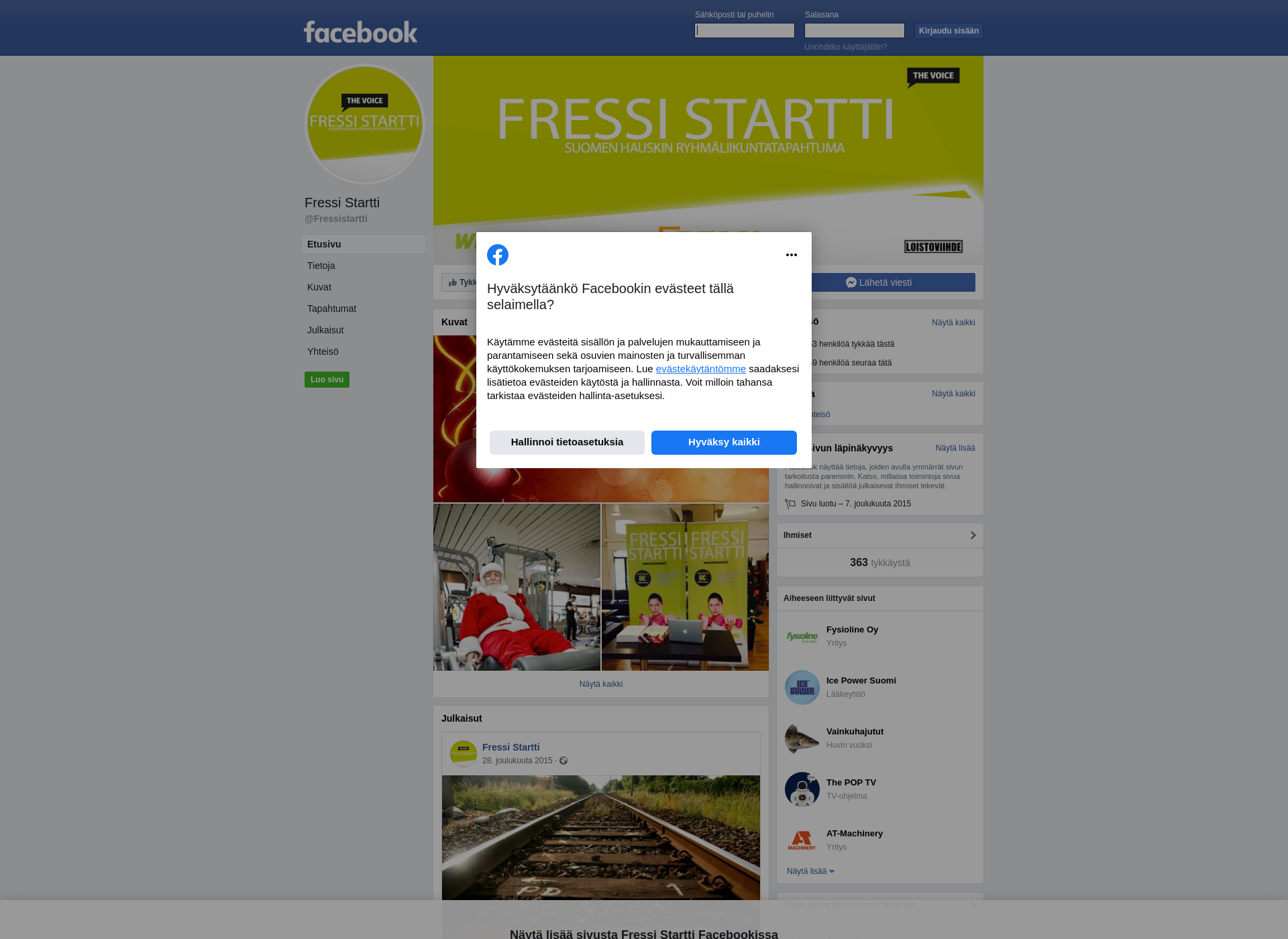 Screenshot for fressistartti.fi