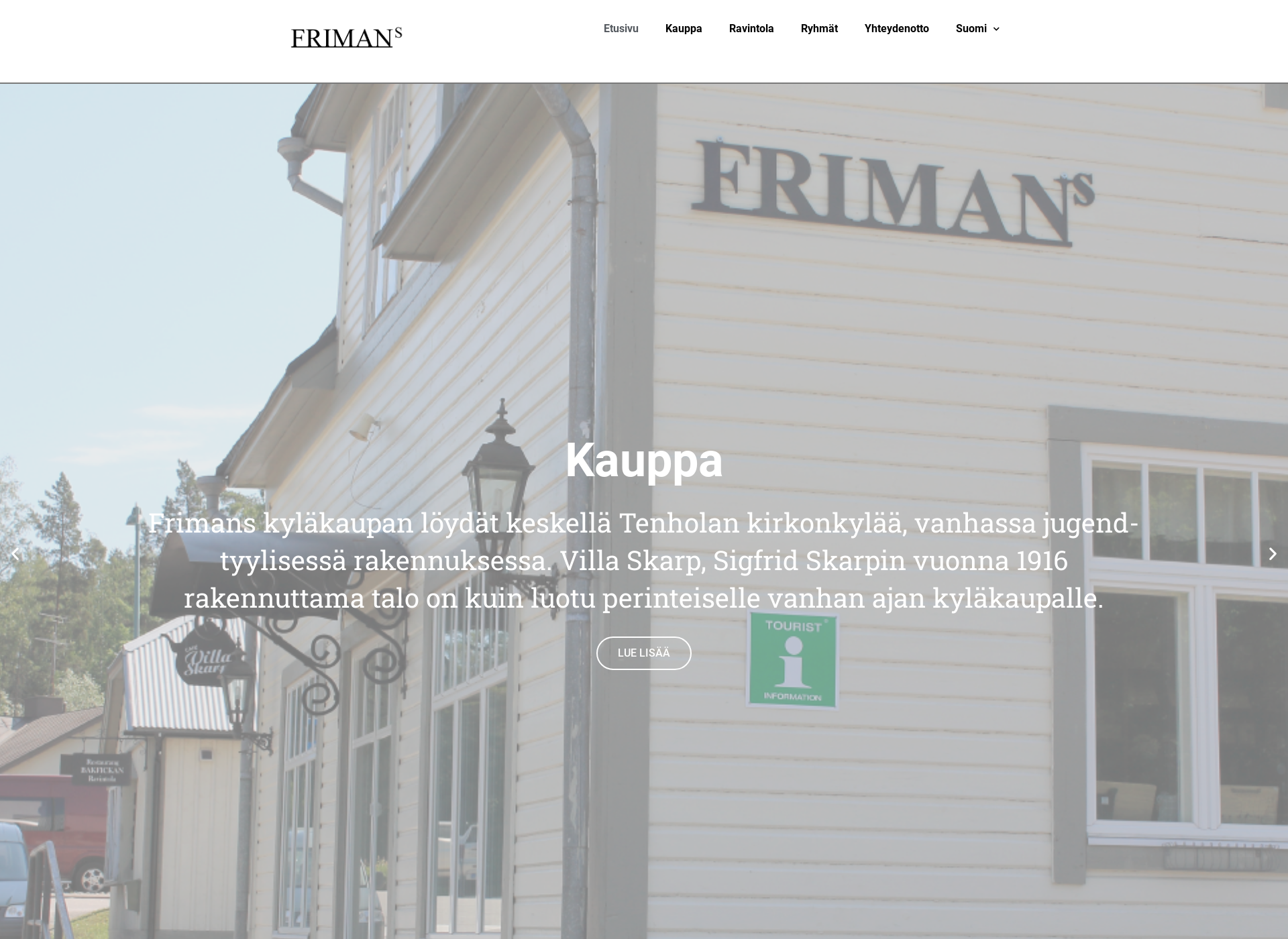 Screenshot for frimans.fi