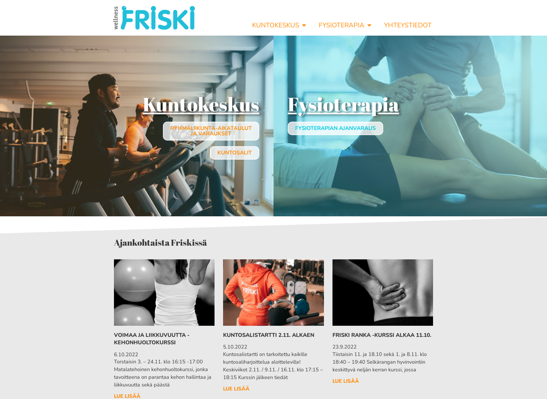 Screenshot for friski.fi