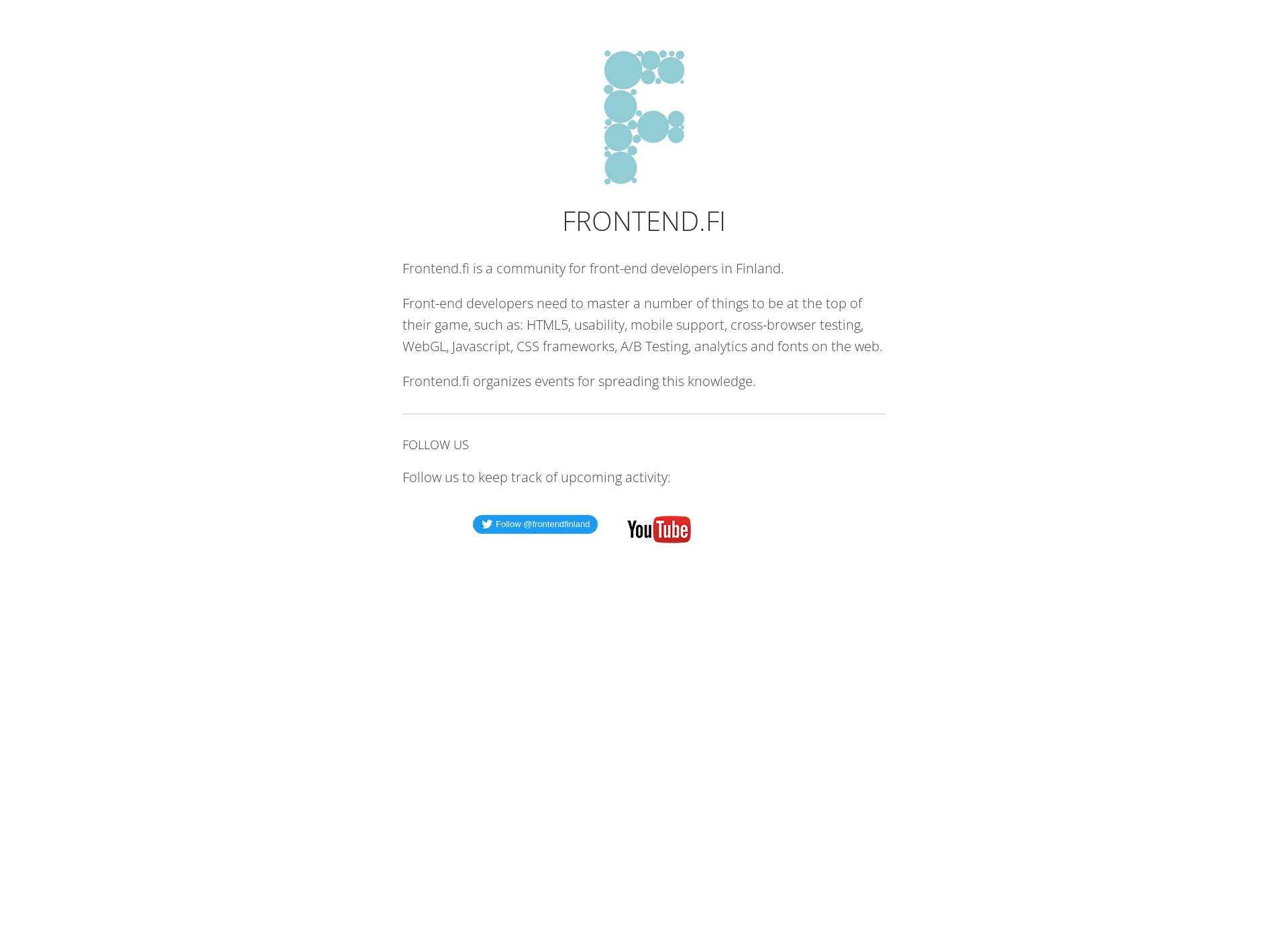 Screenshot for frontend.fi