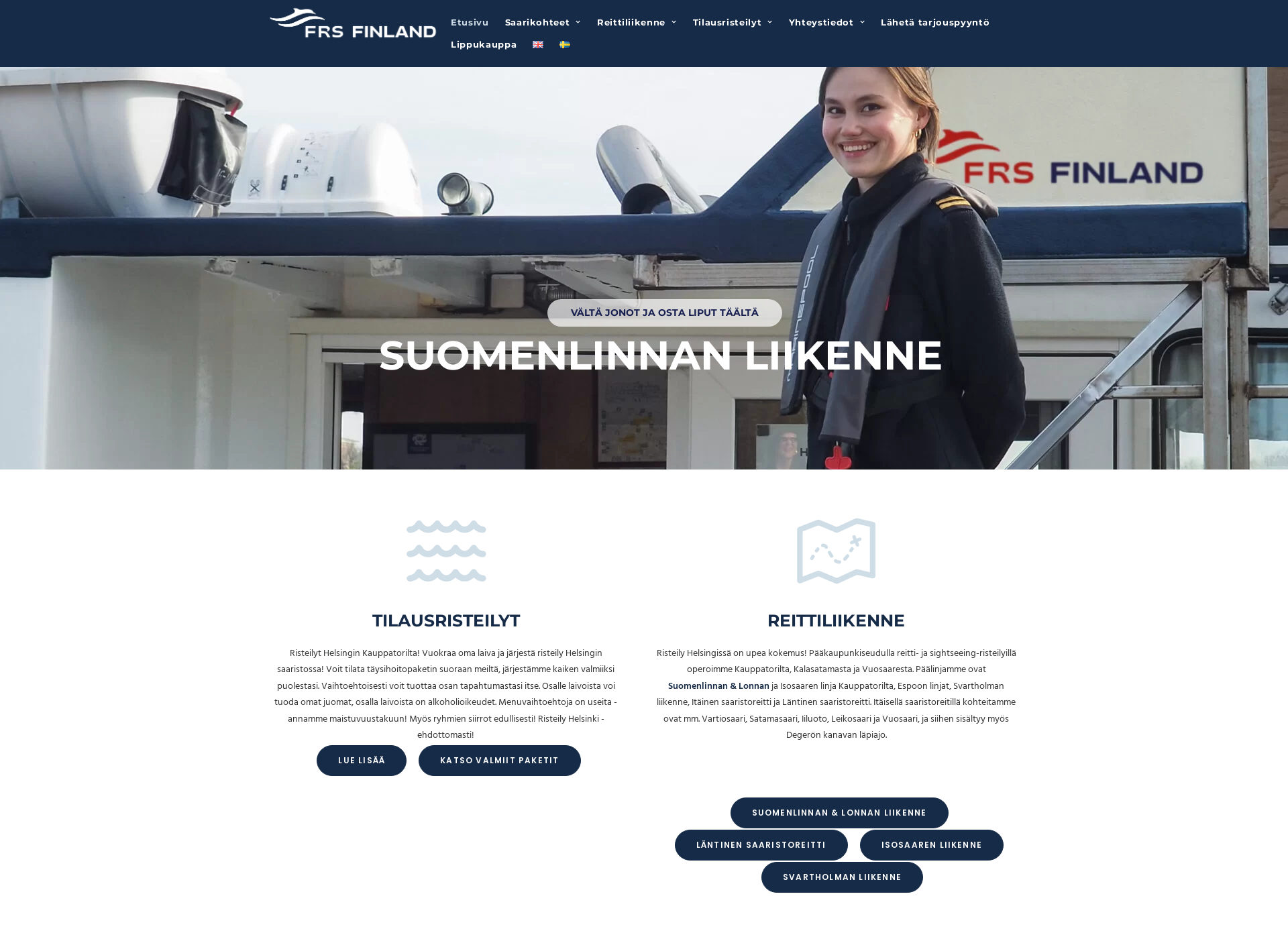 Screenshot for frs-finland.fi