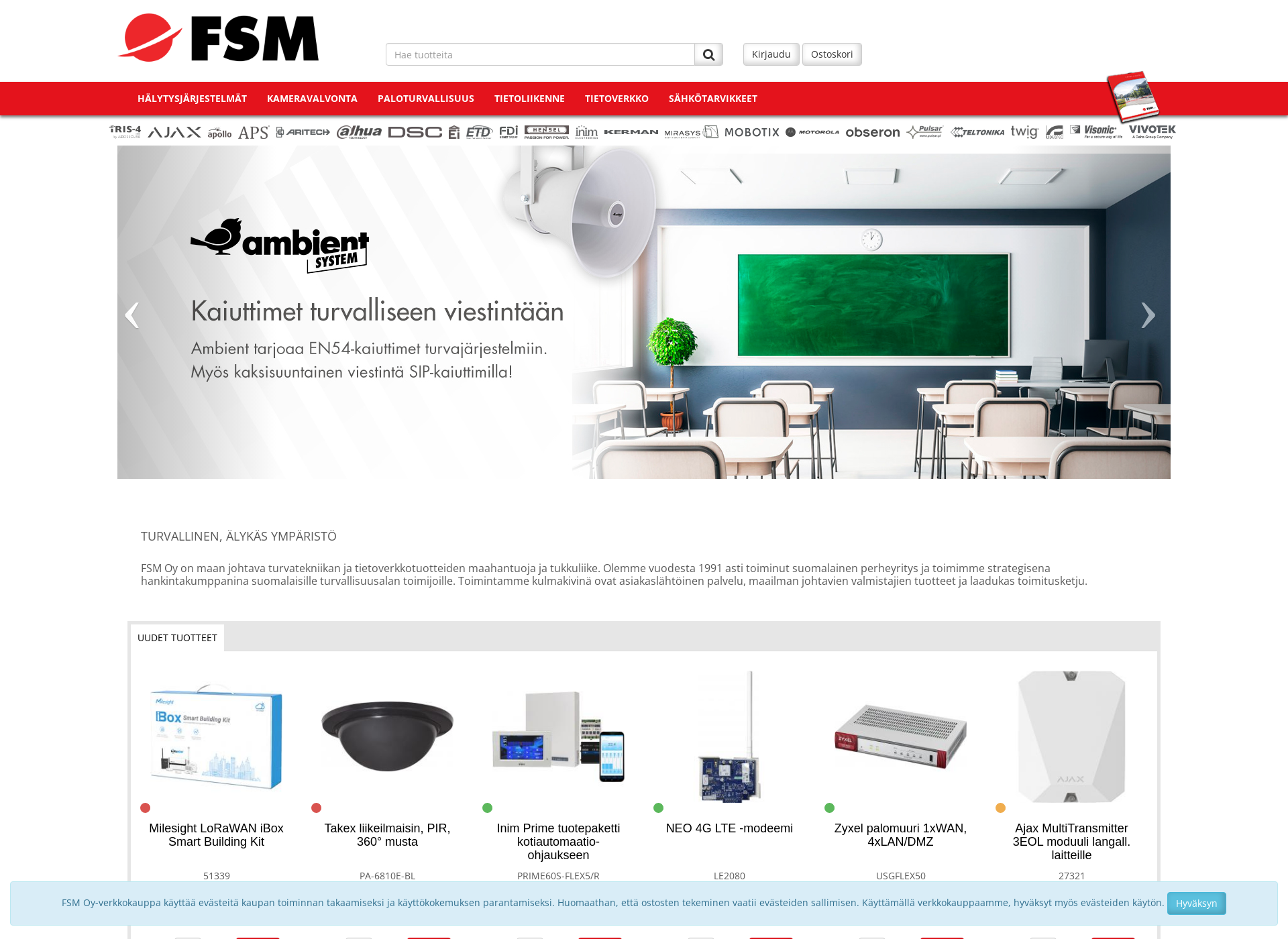 Skärmdump för fsm.fi