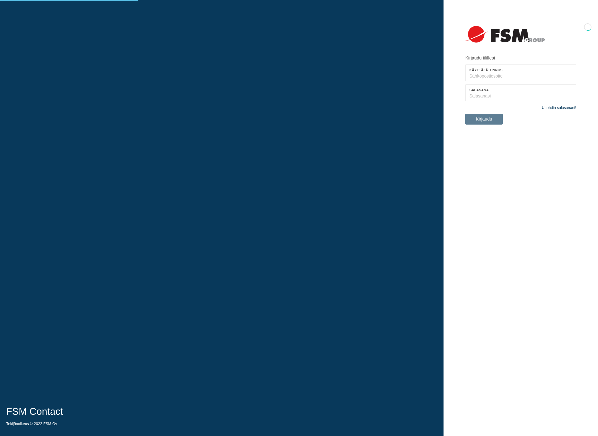 Screenshot for fsmcontact.fi