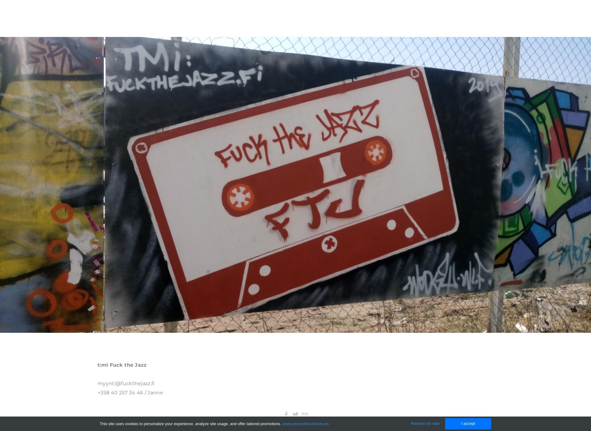 Screenshot for fuckthejazz.fi