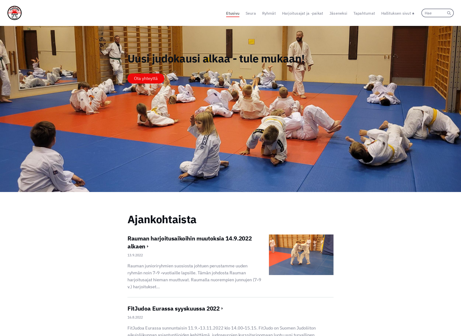 Screenshot for fudoshinrauma.fi