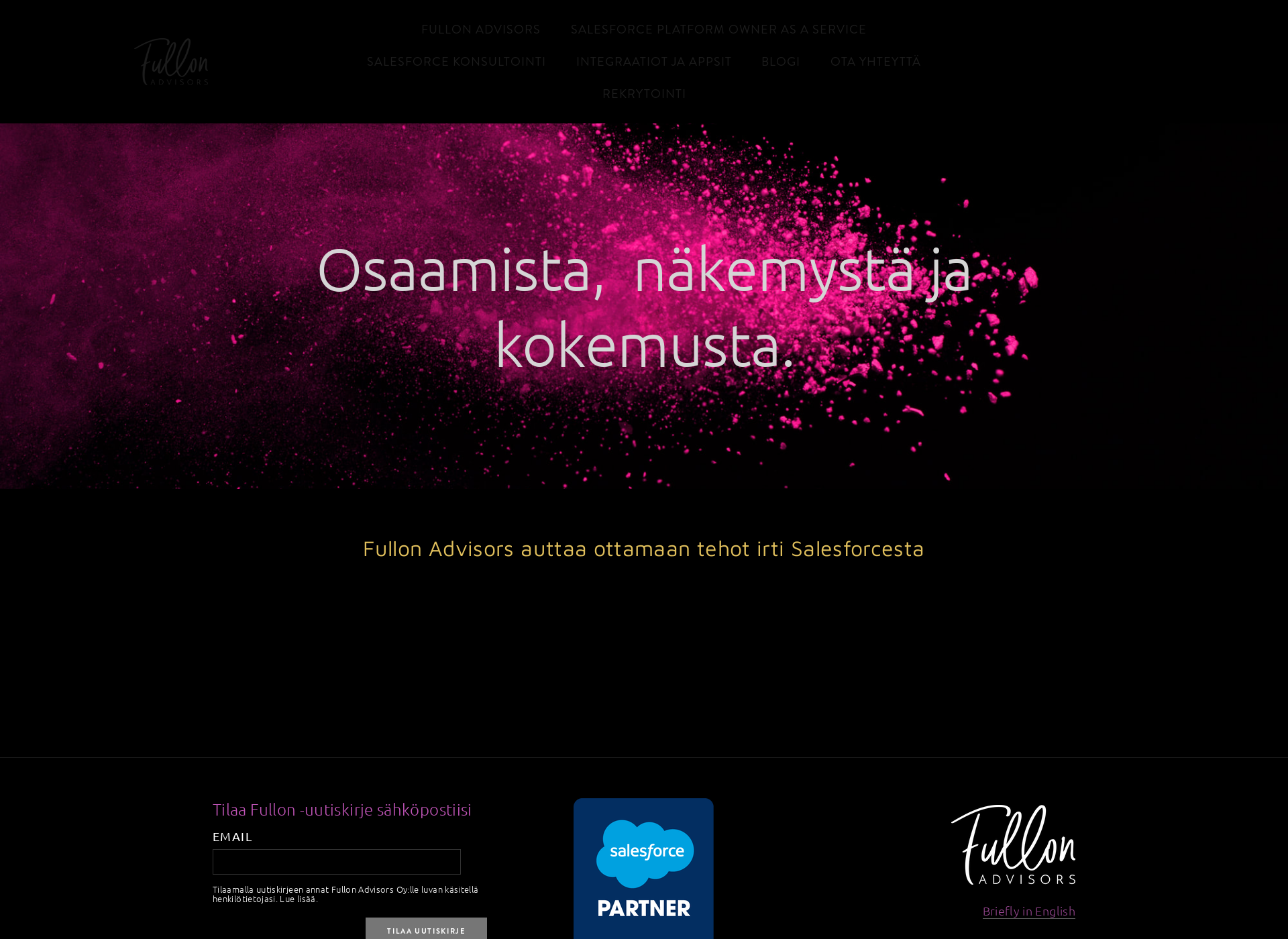 Screenshot for fullonadvisors.fi