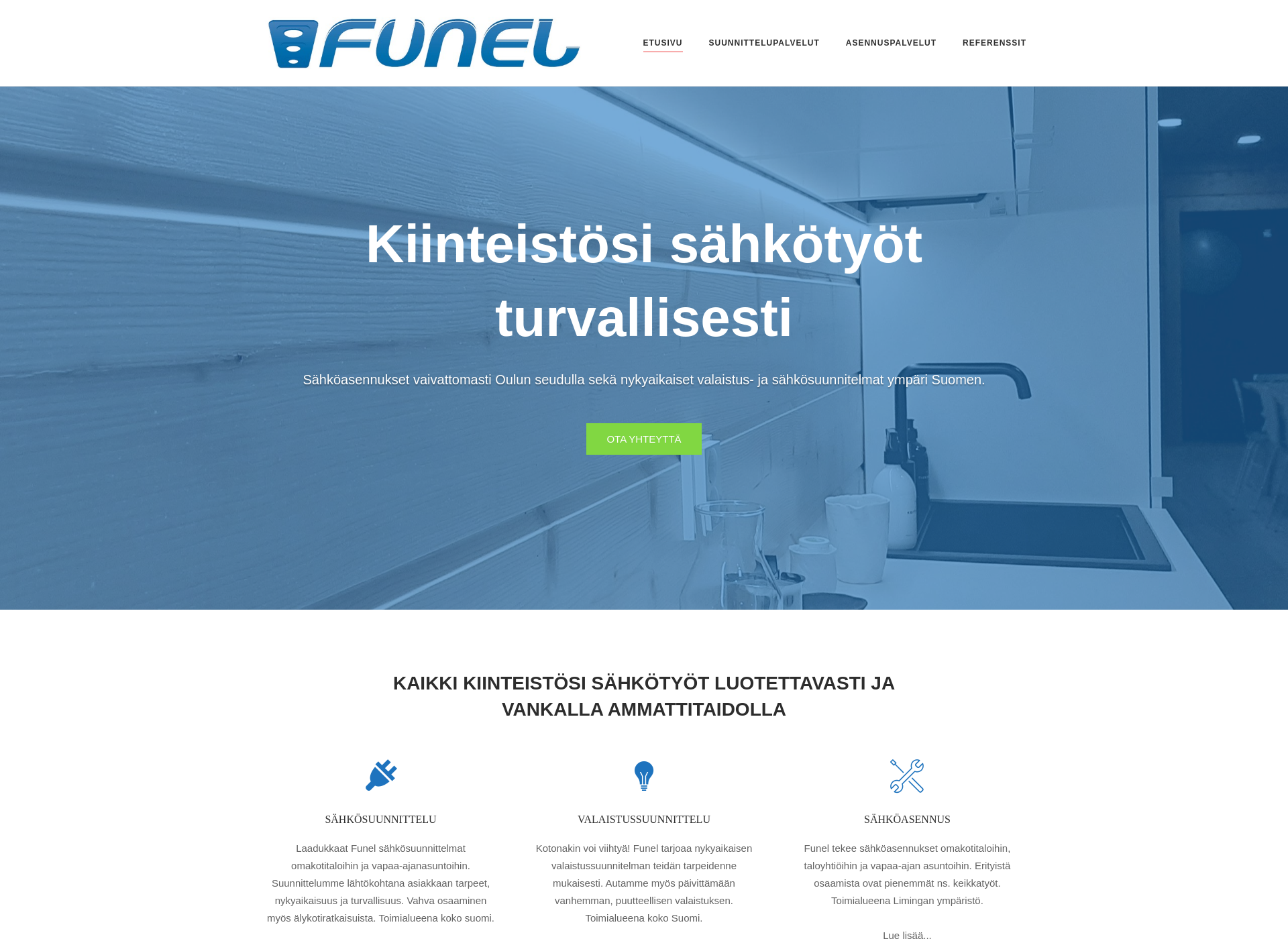 Skärmdump för funel.fi