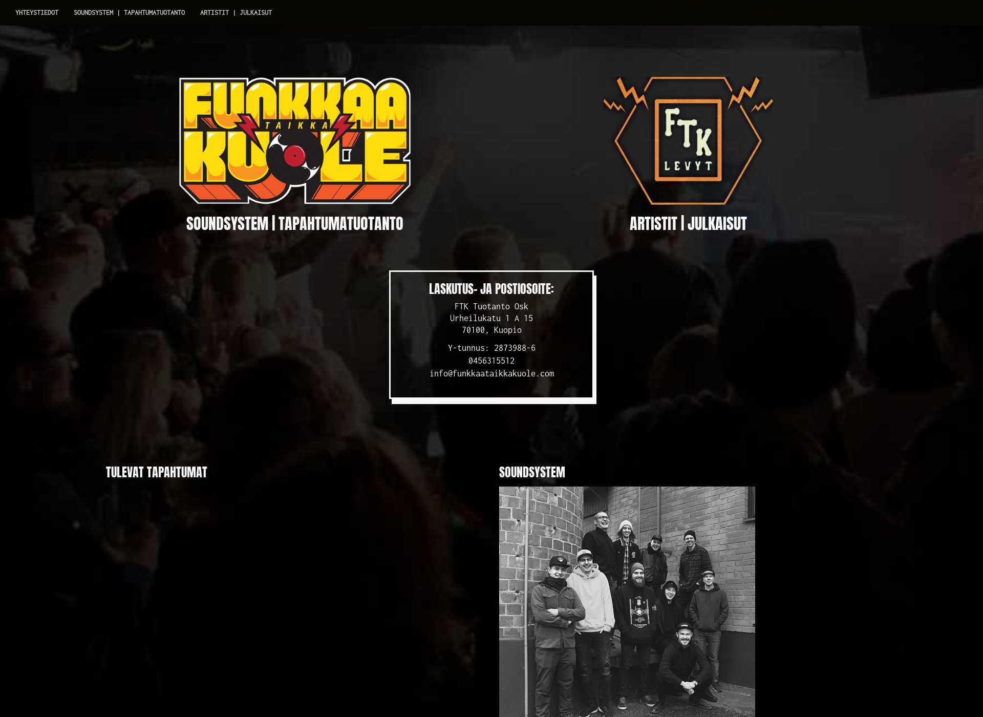 Screenshot for funkkaataikkakuole.com