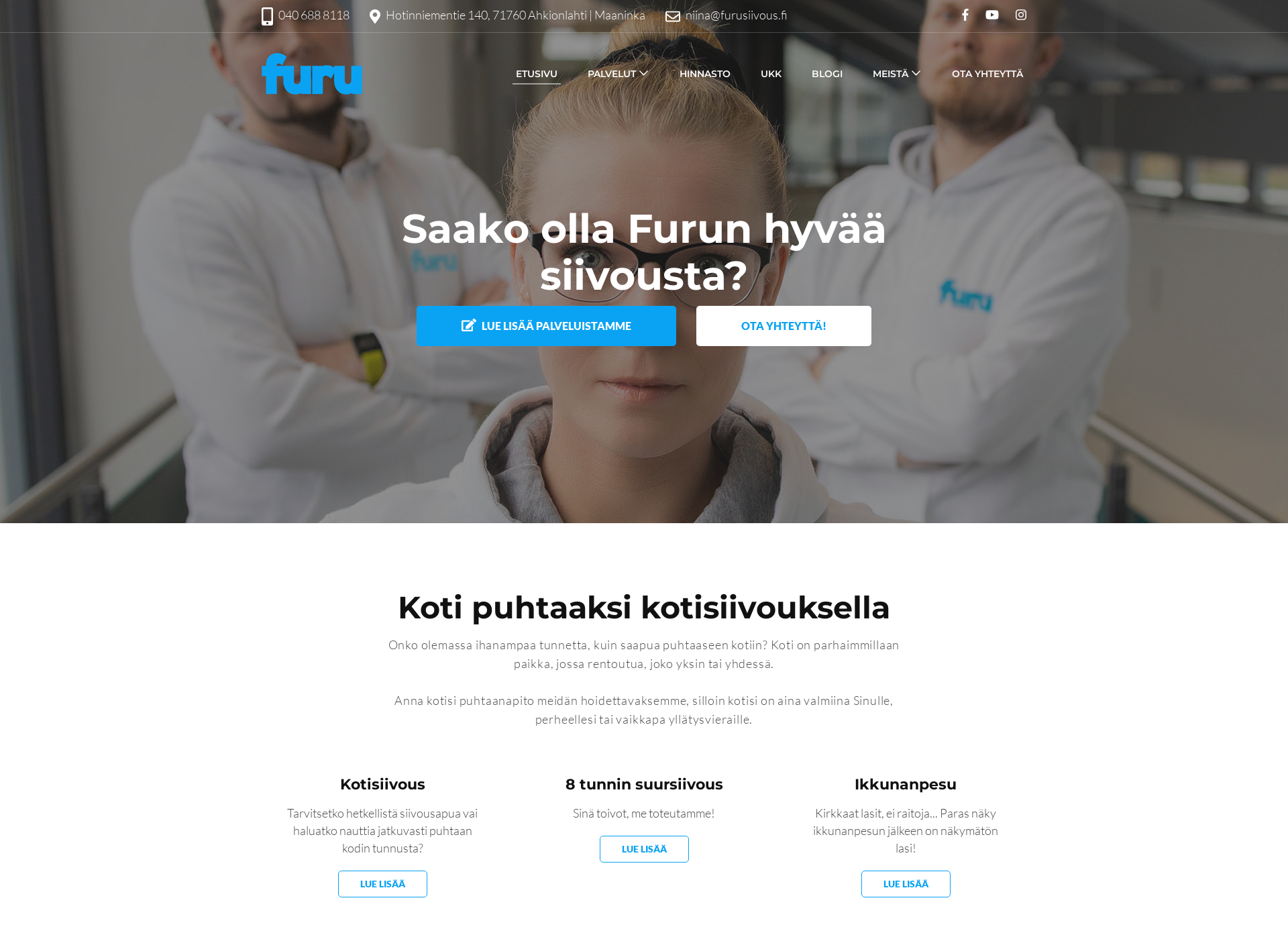 Näyttökuva furusiivous.fi