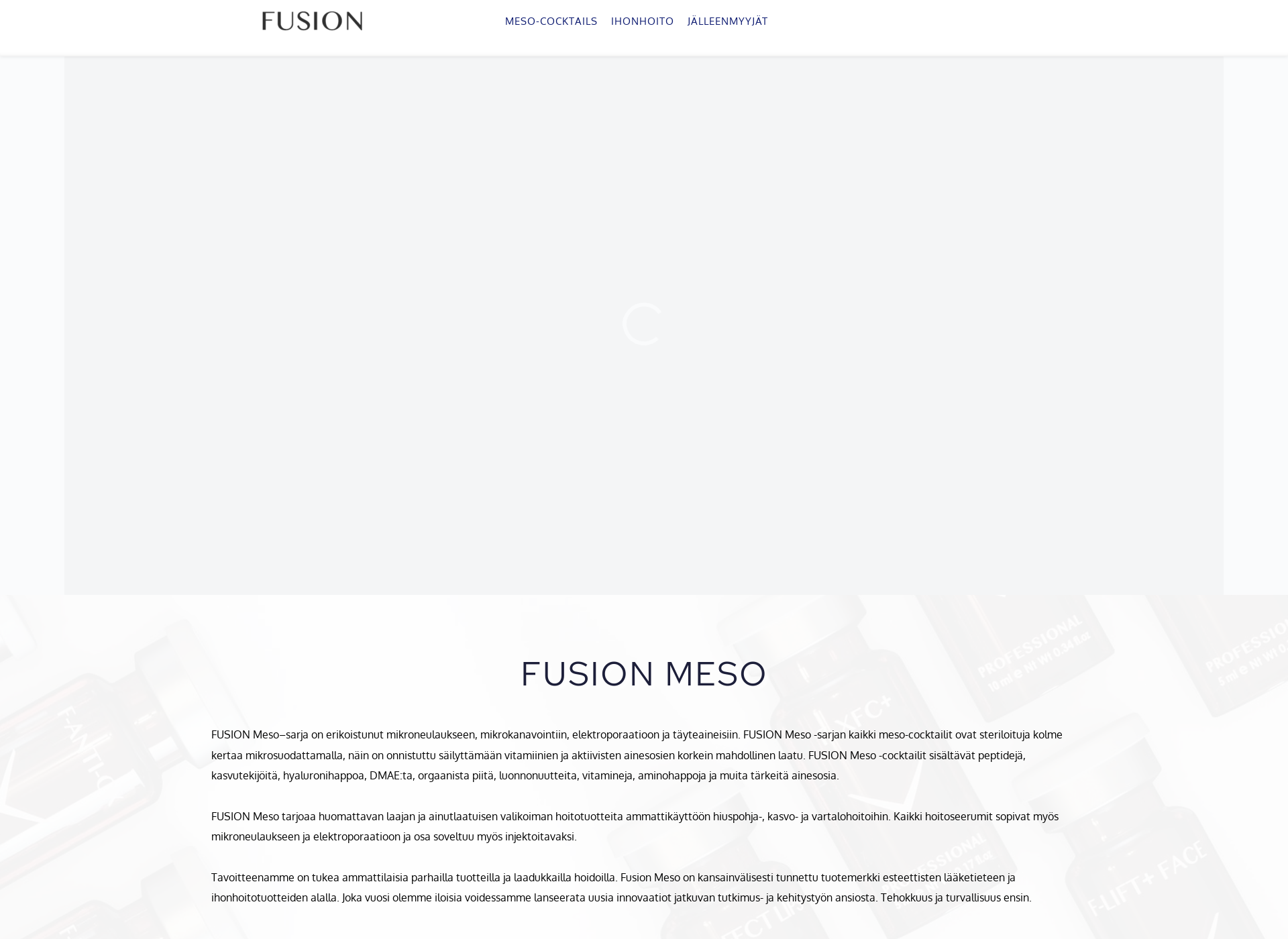 Screenshot for fusionmeso.fi