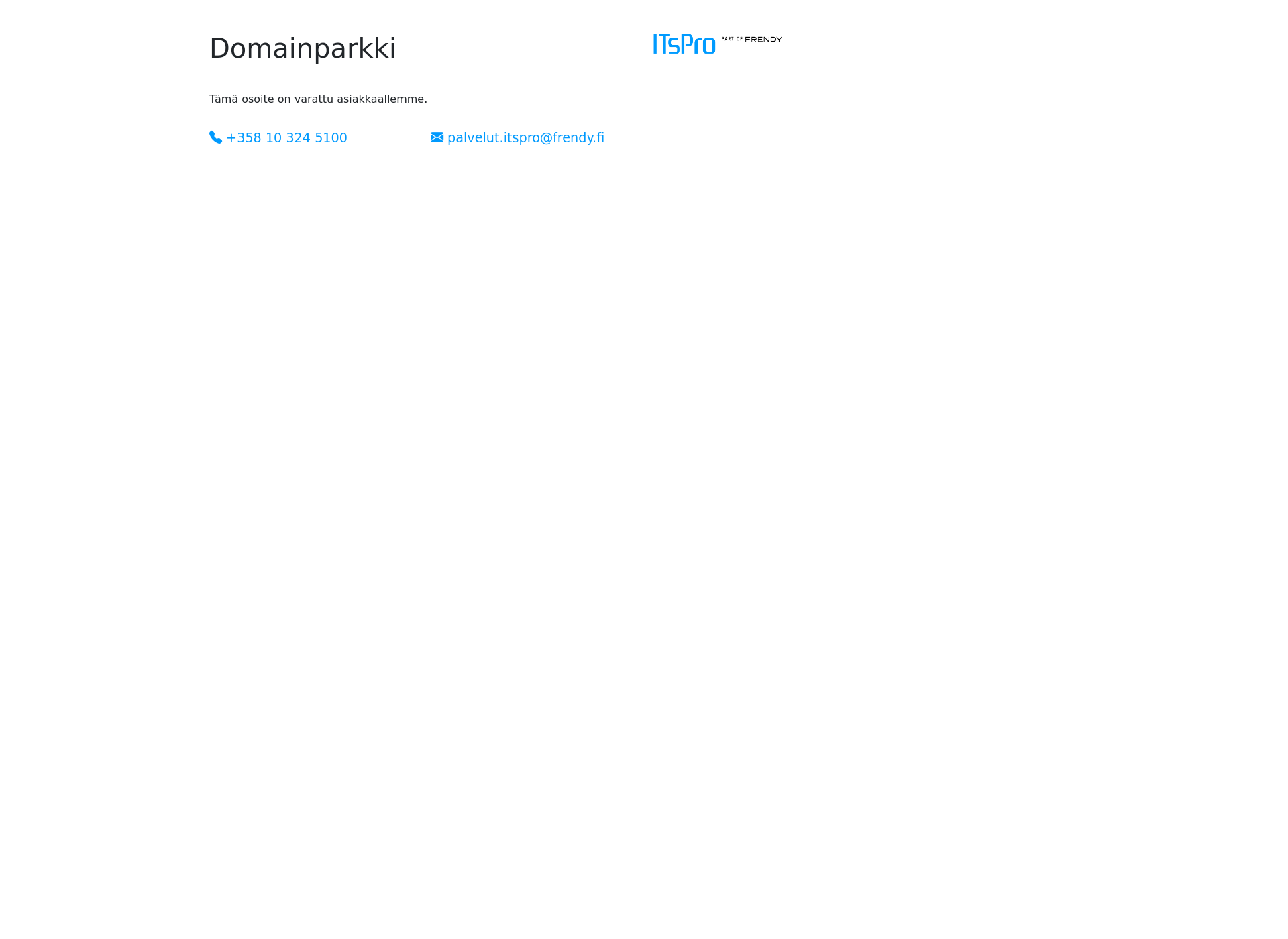 Screenshot for fusto.fi