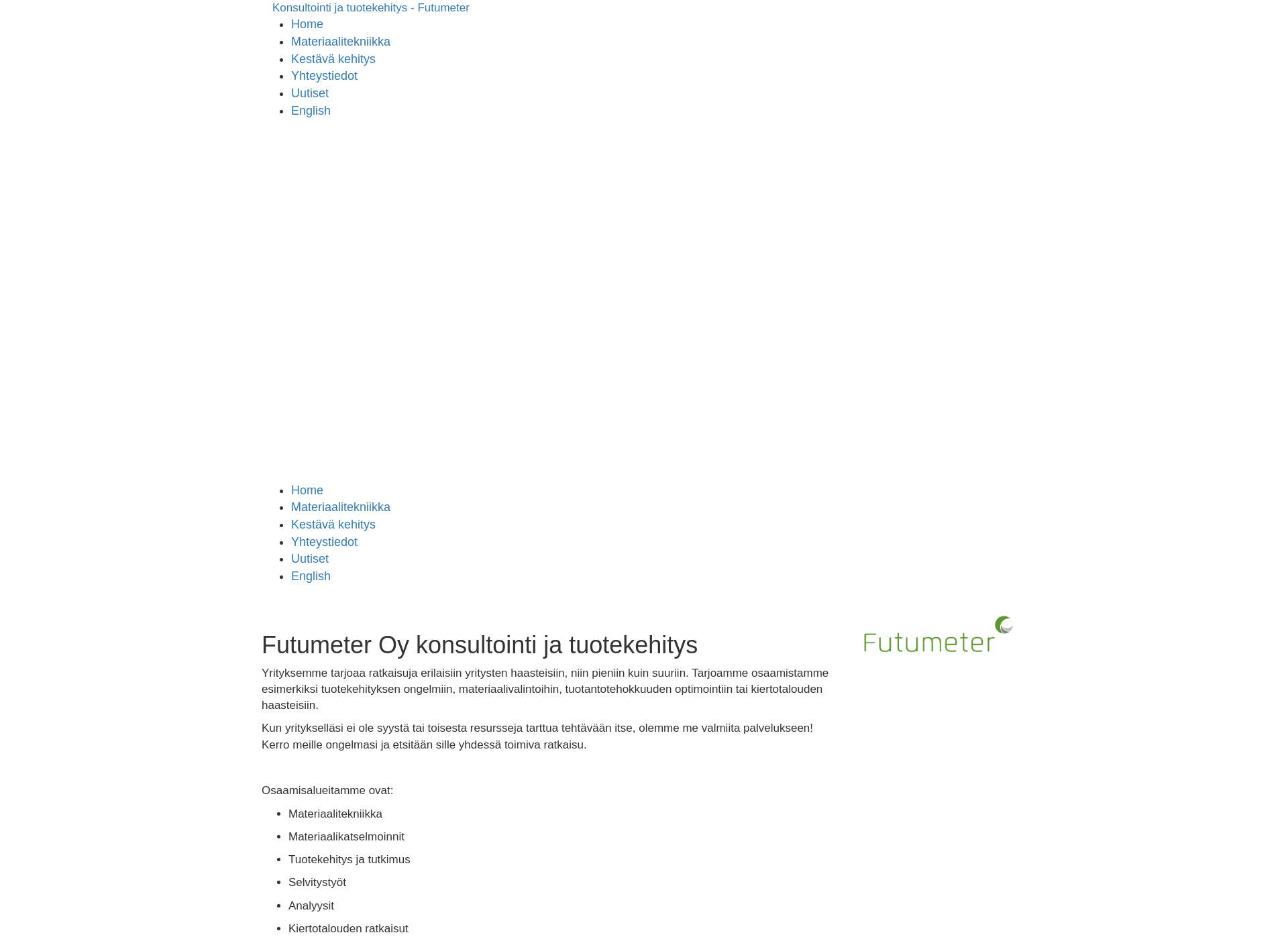 Screenshot for futumeter.fi