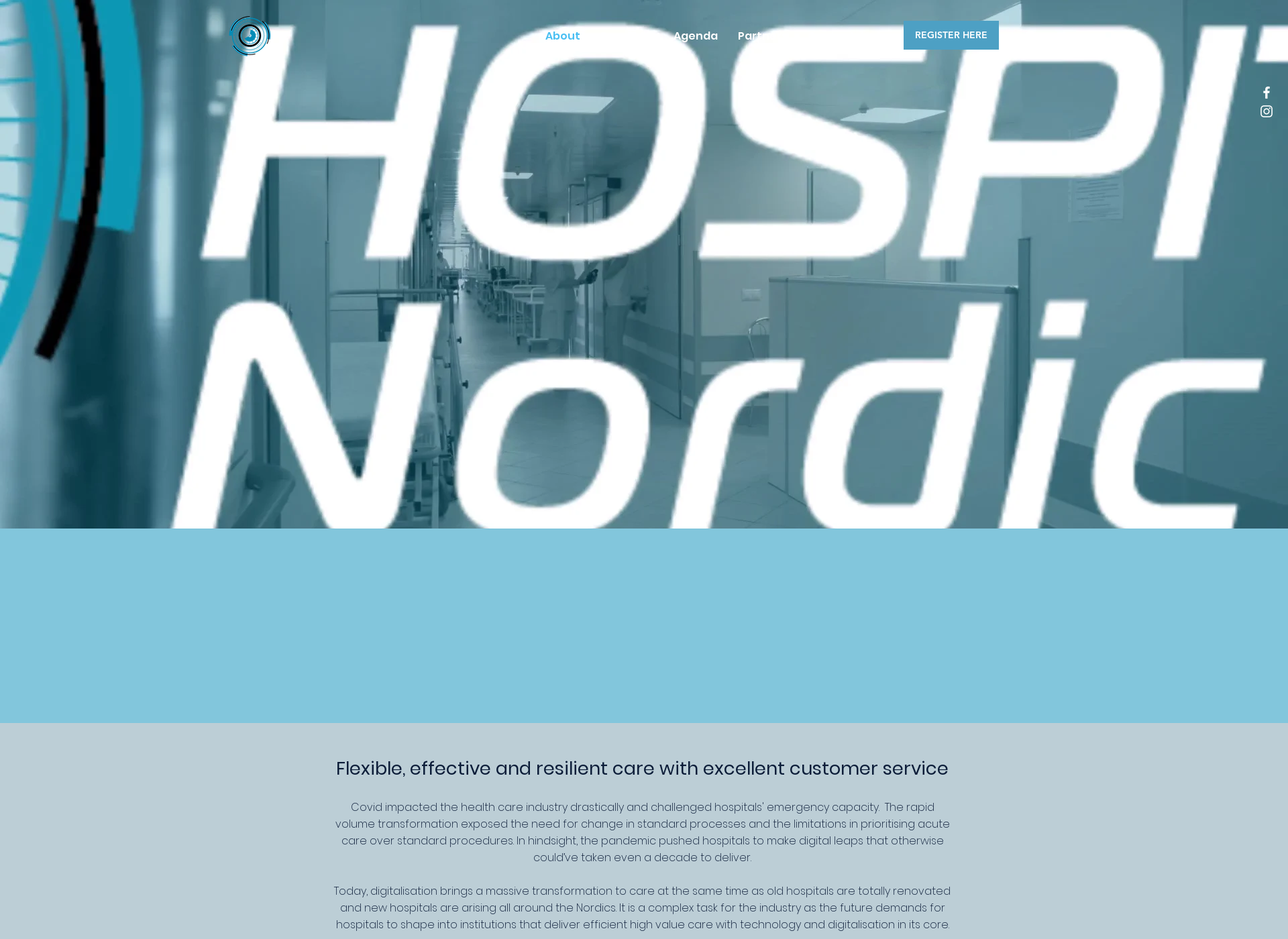 Skärmdump för futurehospital.fi