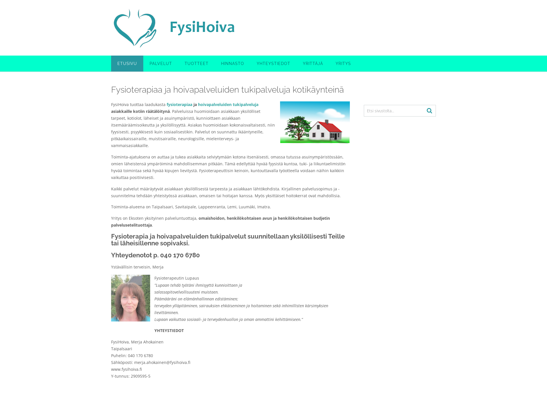Screenshot for fysihoiva.fi