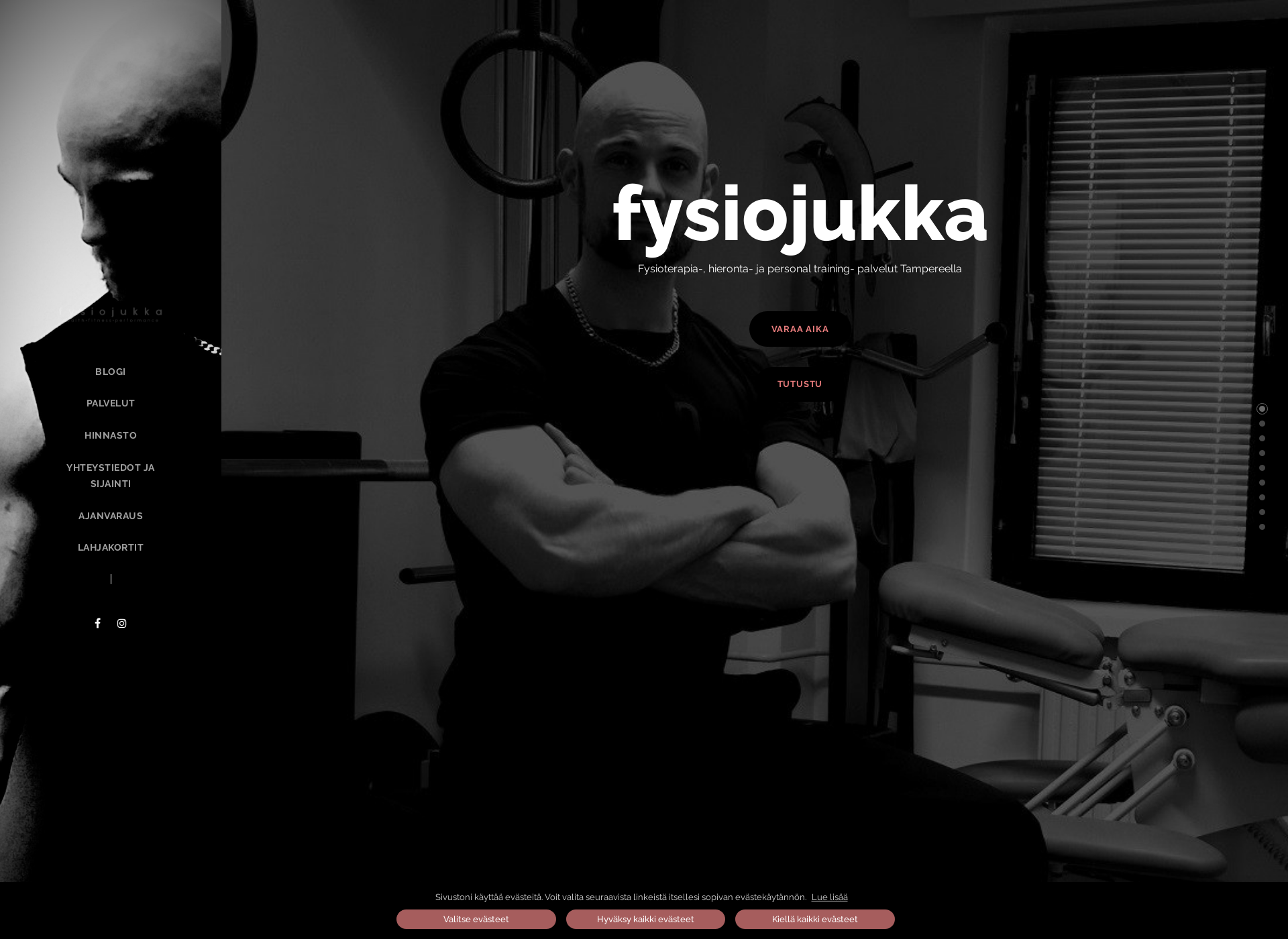 Screenshot for fysiojukka.fi