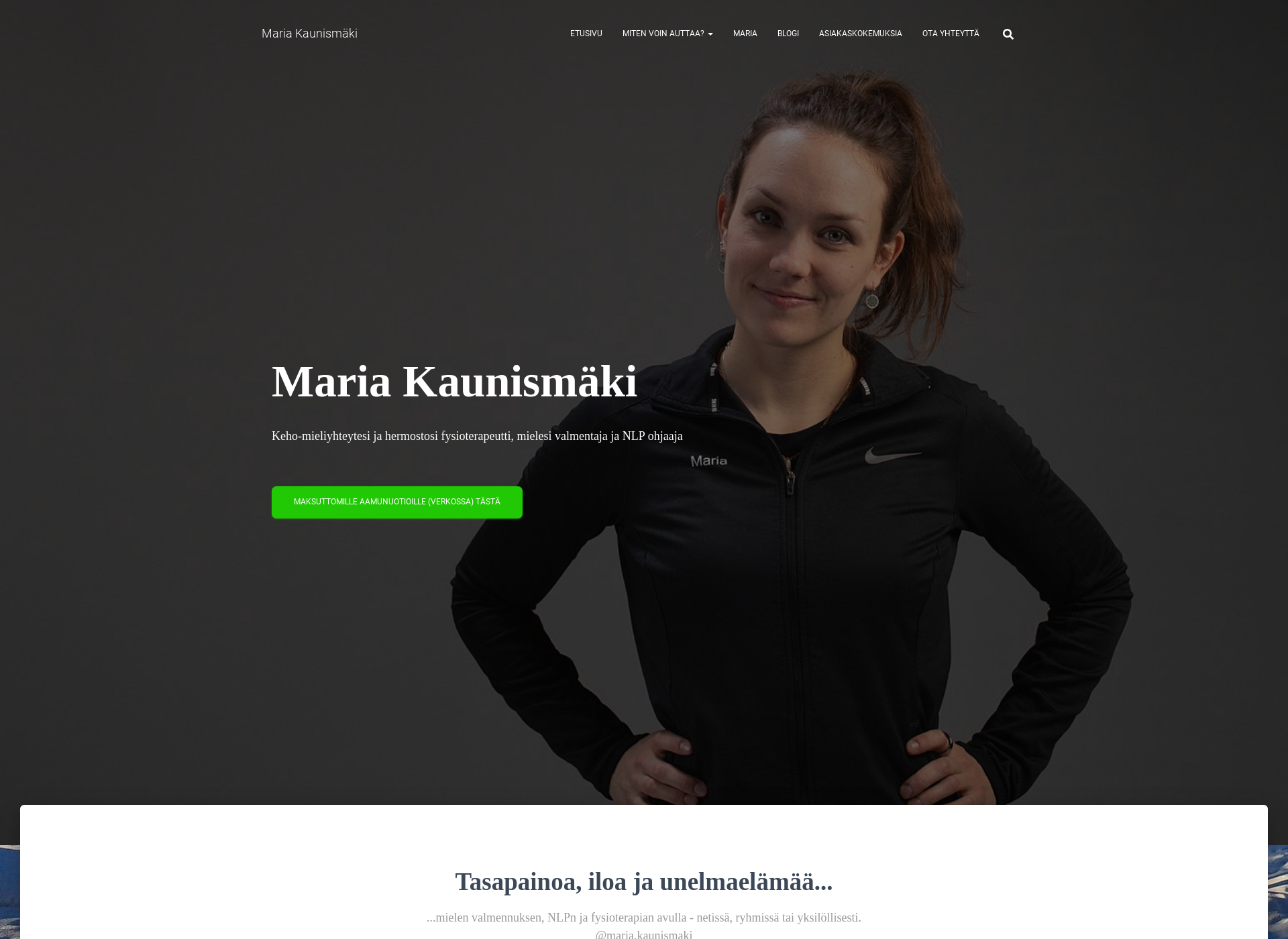 Screenshot for fysiokaunismaki.fi