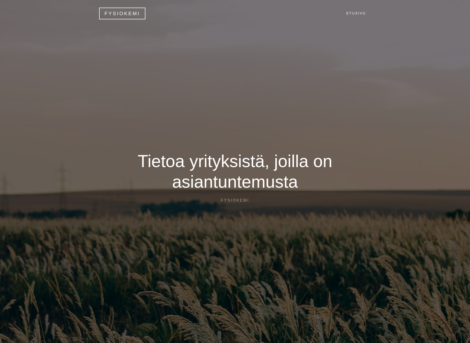 Screenshot for fysiokemi.fi